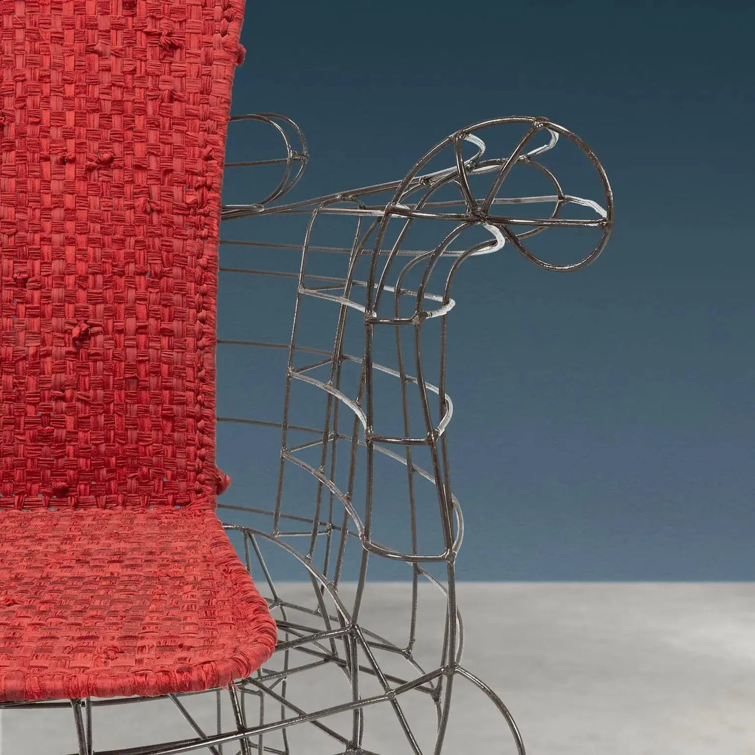 Maria Armchair Minimalisti Series Iron Design Anacleto Spazzapan