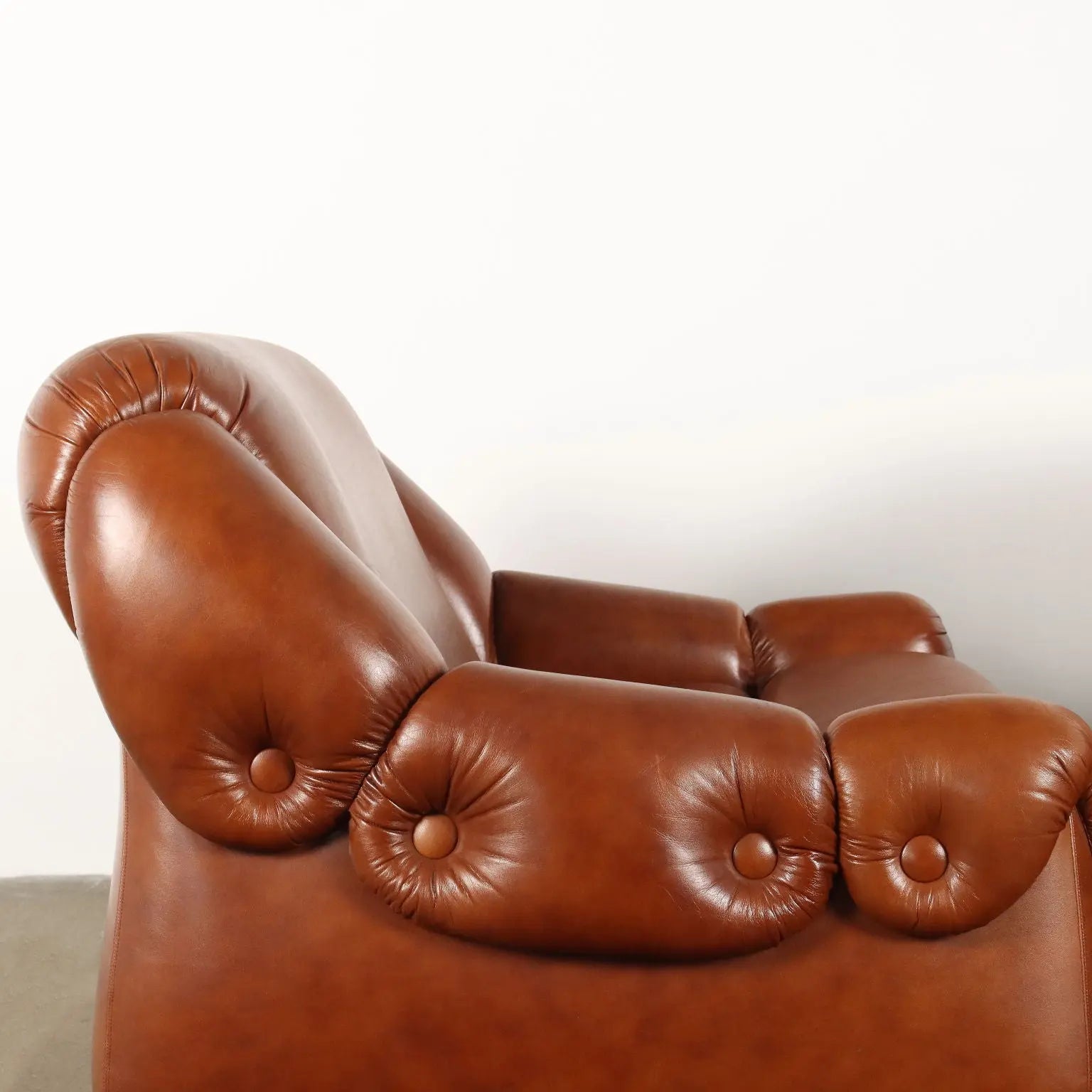 Vintage 1970s Armchairs Leatherette Foam Italy | Modernism | Armchairs