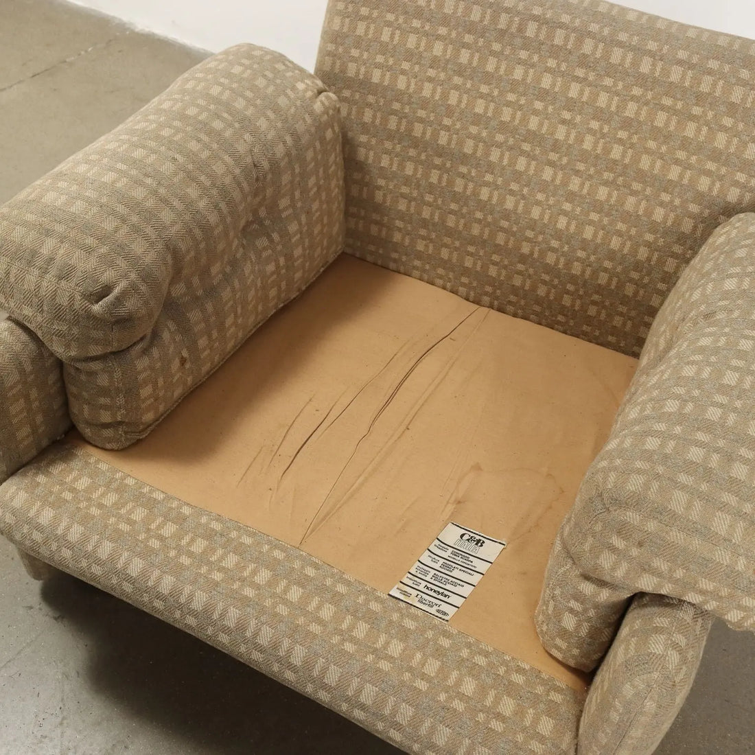 C&C Coronado Armchairs Design T. Scarpa Vintage Fabric 1960s-1970s | Modernism | Armchairs