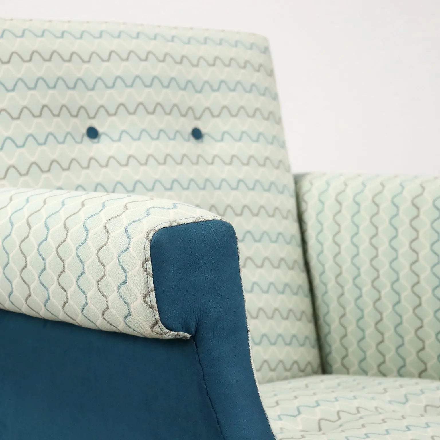 Vintage Armchair Prisma Collection Fabric Metal Italy 1950s-1960s | Modernism | Armchairs