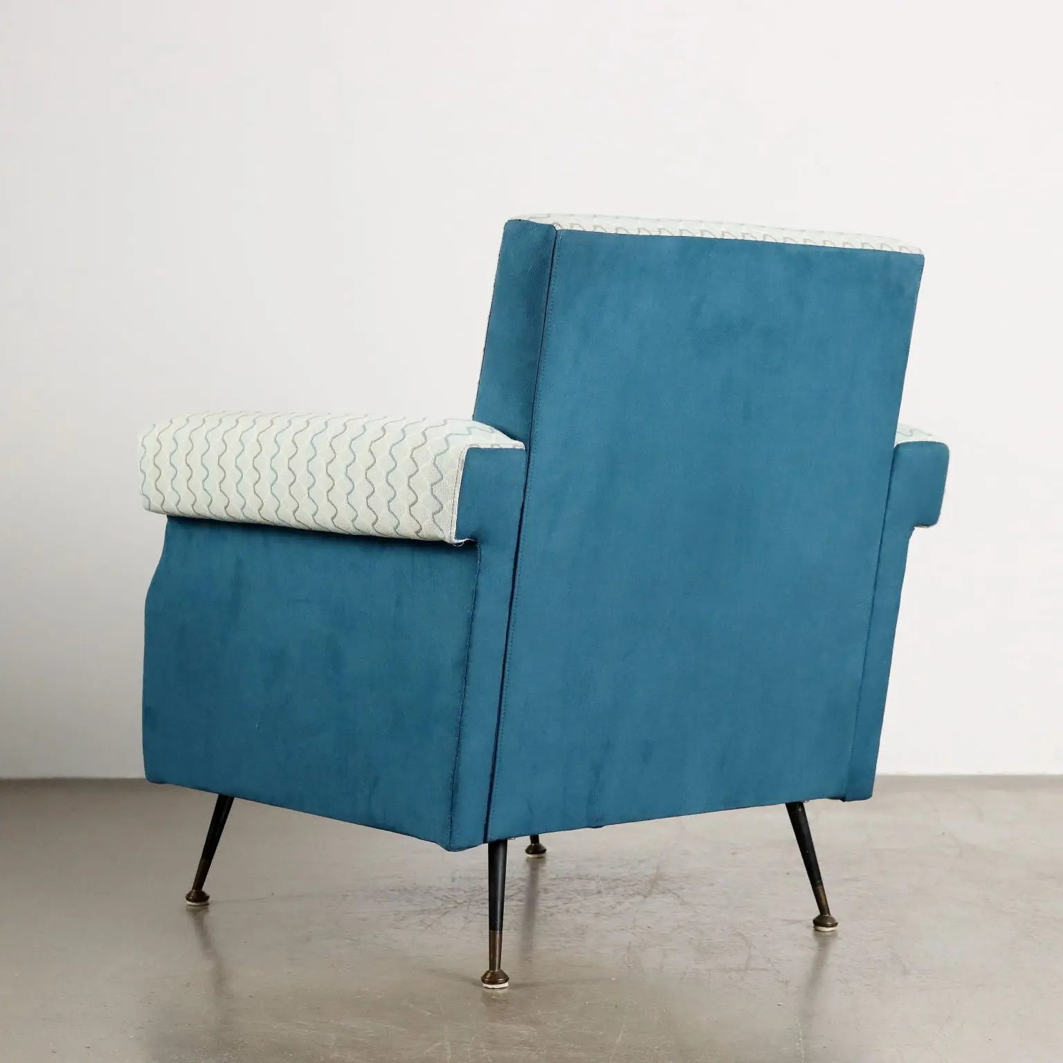 Vintage Armchair Prisma Collection Fabric Metal Italy 1950s-1960s | Modernism | Armchairs