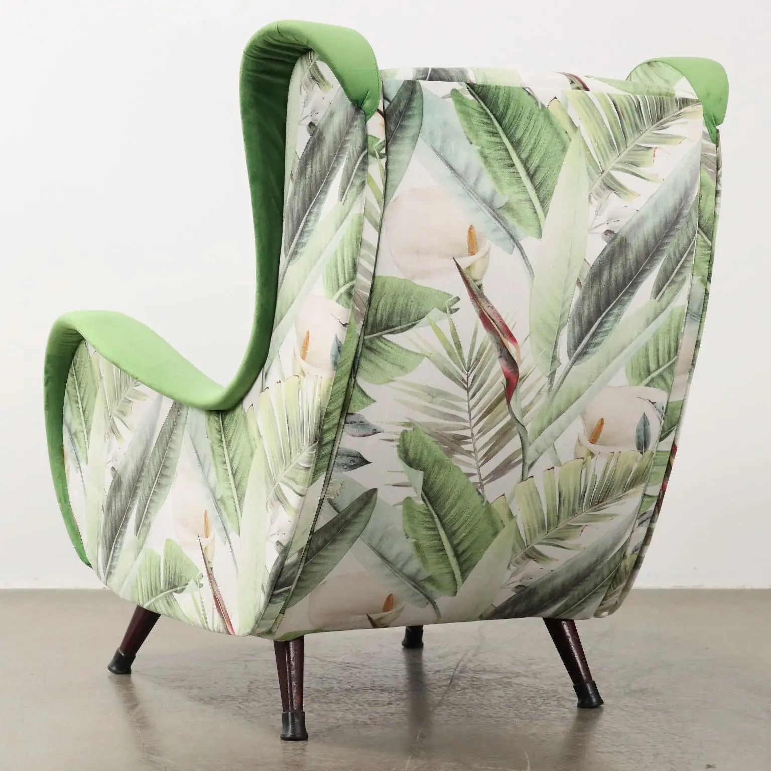 Vintage Armchair Jungle Collection Velvet Italy 1950s-1960s | Modernism | Armchairs