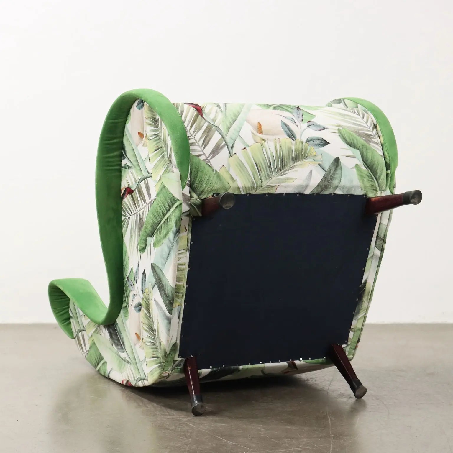 Vintage Armchair Jungle Collection Velvet Italy 1950s-1960s | Modernism | Armchairs