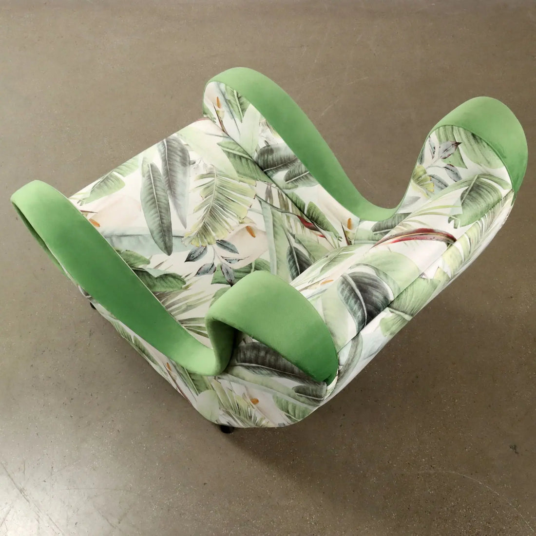 Vintage Armchair Jungle Collection Velvet Italy 1950s-1960s | Modernism | Armchairs