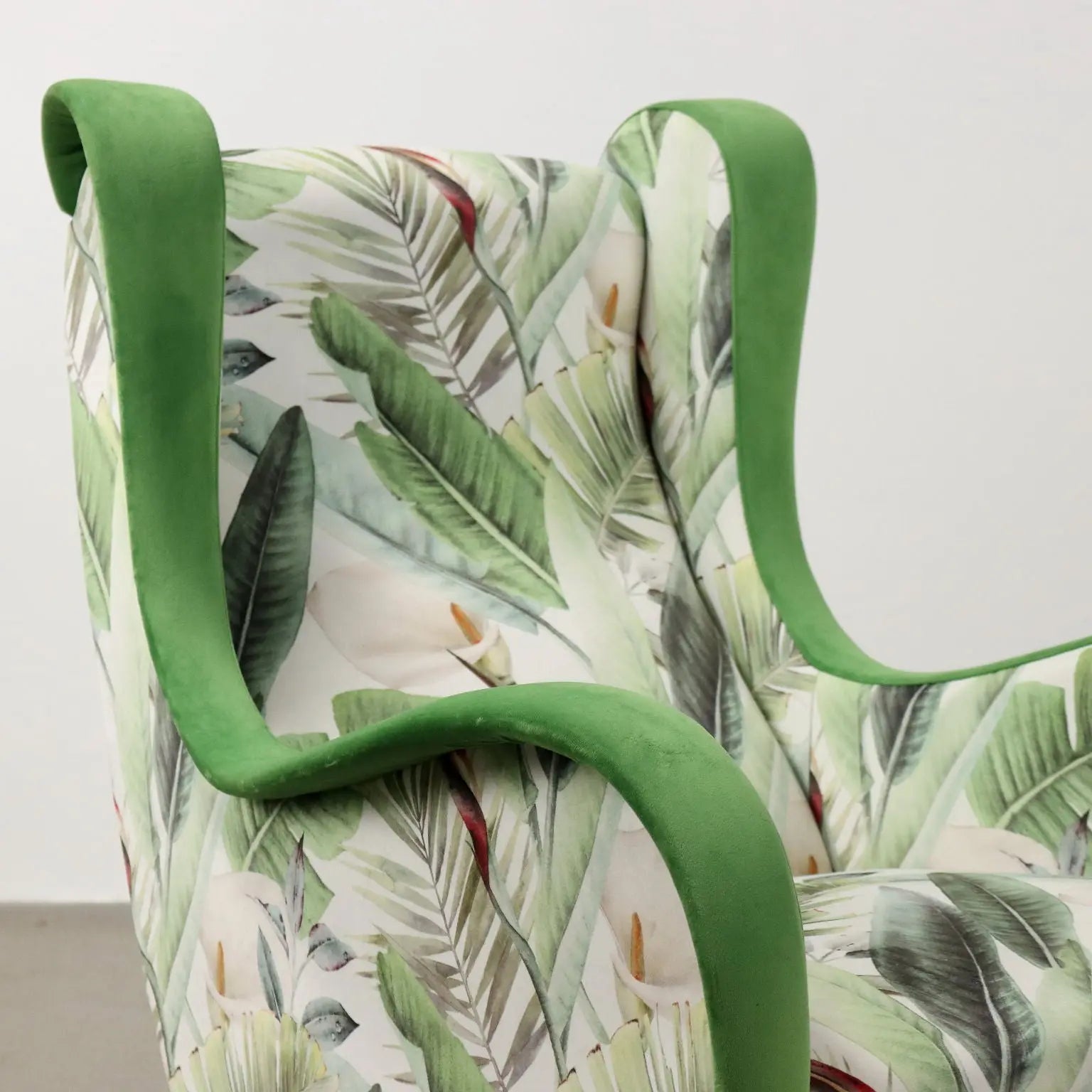 Vintage Armchair Jungle Collection Velvet Italy 1950s-1960s | Modernism | Armchairs