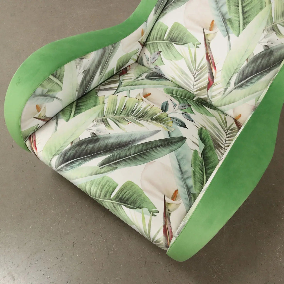Vintage Armchair Jungle Collection Velvet Italy 1950s-1960s | Modernism | Armchairs