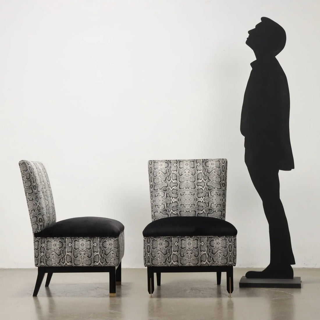 Vintage Armchairs Jungle Collection Velvet Foam Italy 1950s-1960s - 1950s-1960s | Modernism | Armchairs