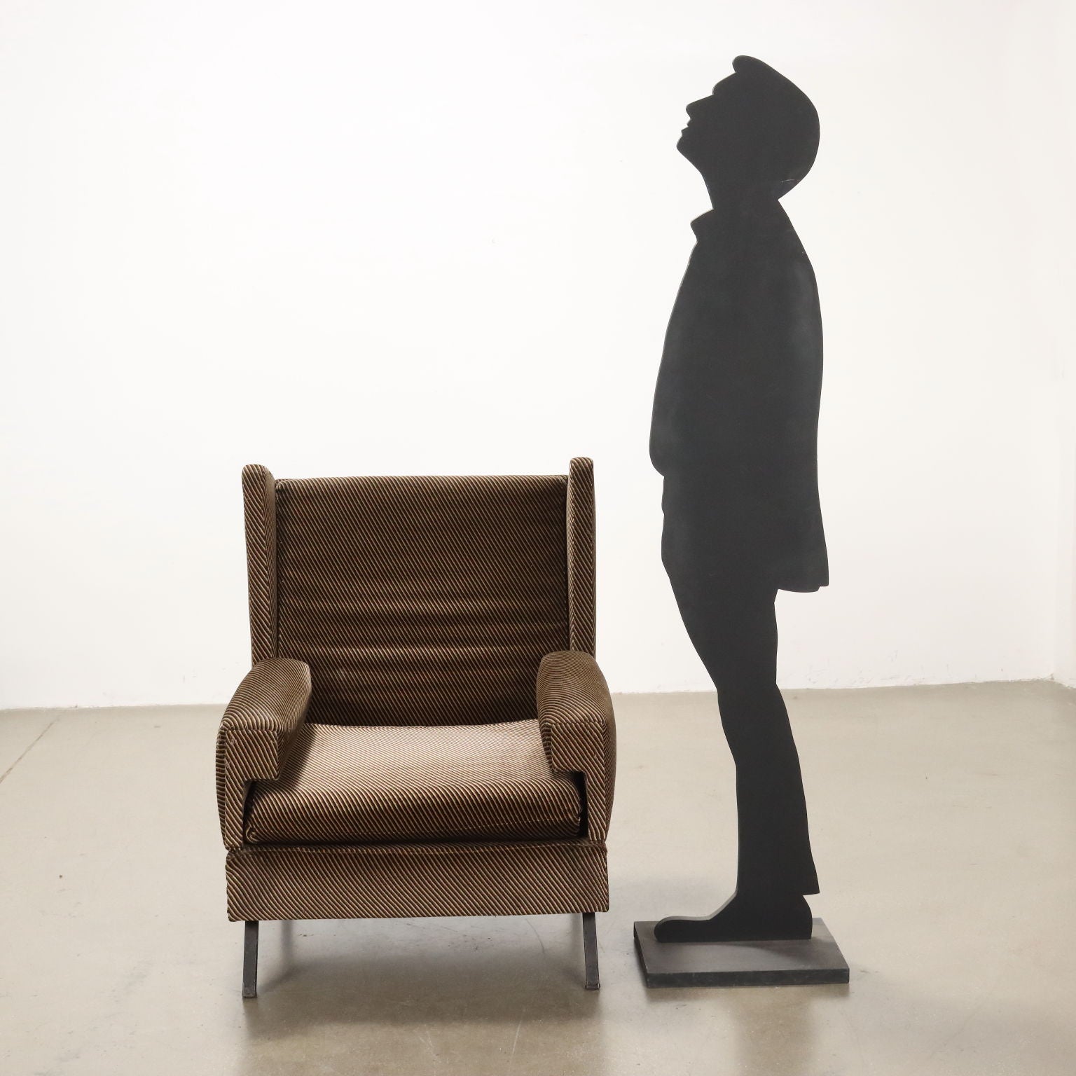 Vintage Armchairs Velvet Foam Italy 1960s-1970s | Modernism  Armchairs