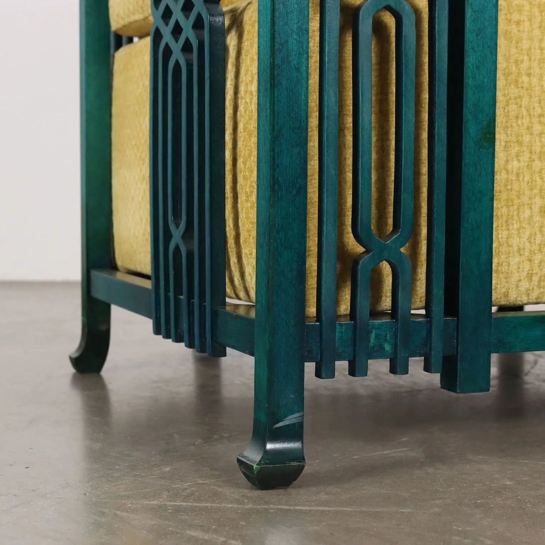 Vintage Prototype of Armchair Foam Velvet Italy 1980s | Modernism | Armchairs