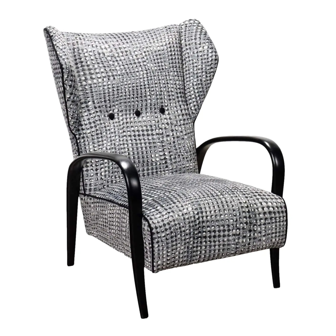 Vintage Armchair Prisma Collection Velvet Wood Italy 1960s | Modernism | Armchairs