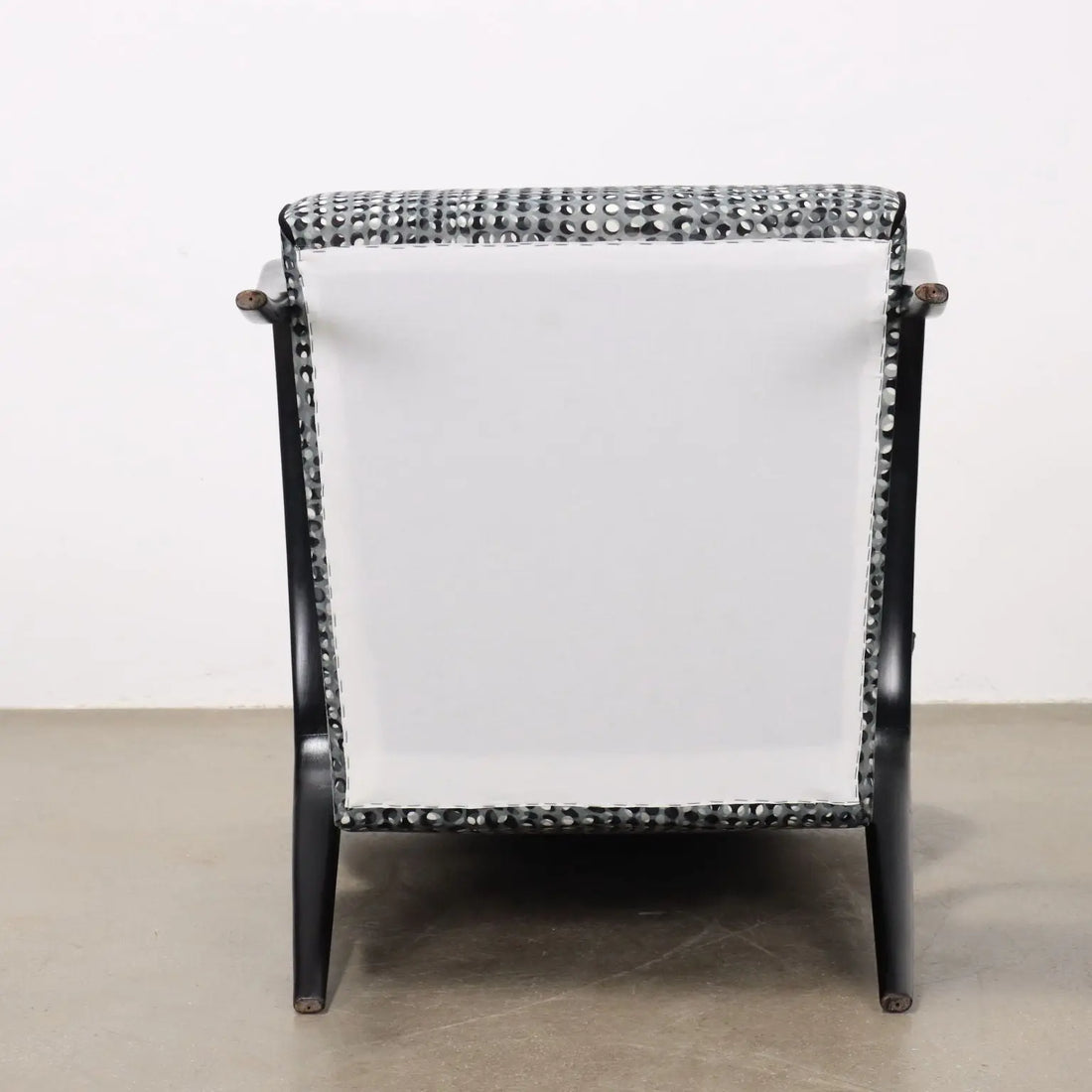 Vintage Armchair Prisma Collection Velvet Wood Italy 1960s | Modernism | Armchairs