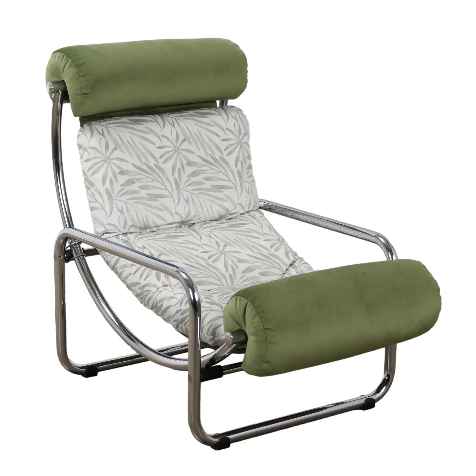 Vintage Armchair Jungle Collection Velvet Italy 1960s | Modernism | Armchairs