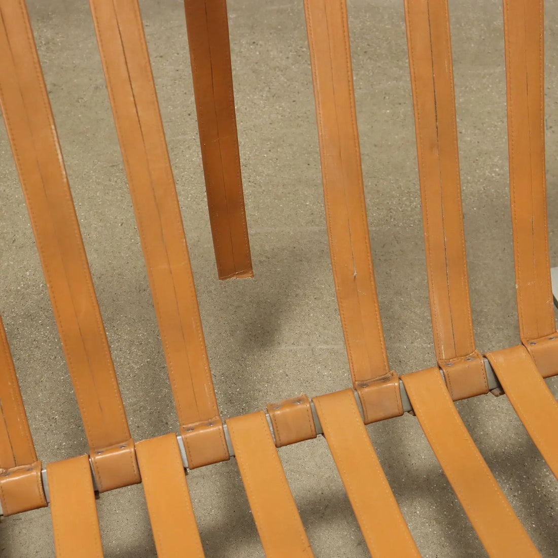 Vintage Armchairs Barcelona Style Leather Design Italy 1970s - 70's | Modernism | Armchairs