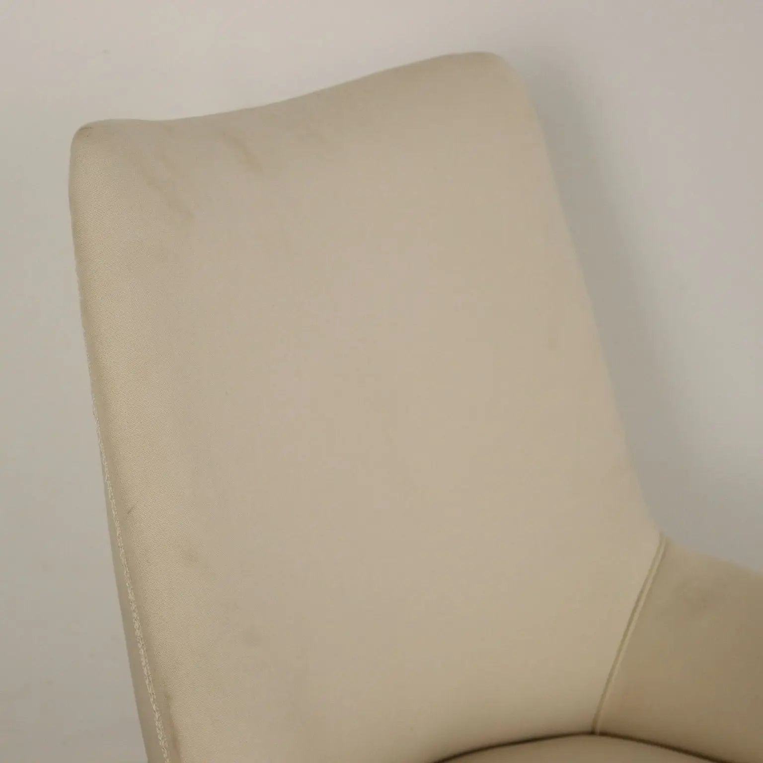 Vintage Armchair Fabric Wood Padding Design 1950s-60s To Be Restored | Modernism | Armchairs