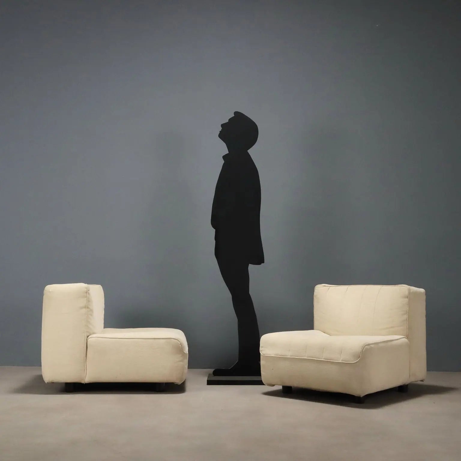 Vintage Arflex 9000 Armchairs Fabric Design Tito Agnoli 1970s | Modernism | Armchairs