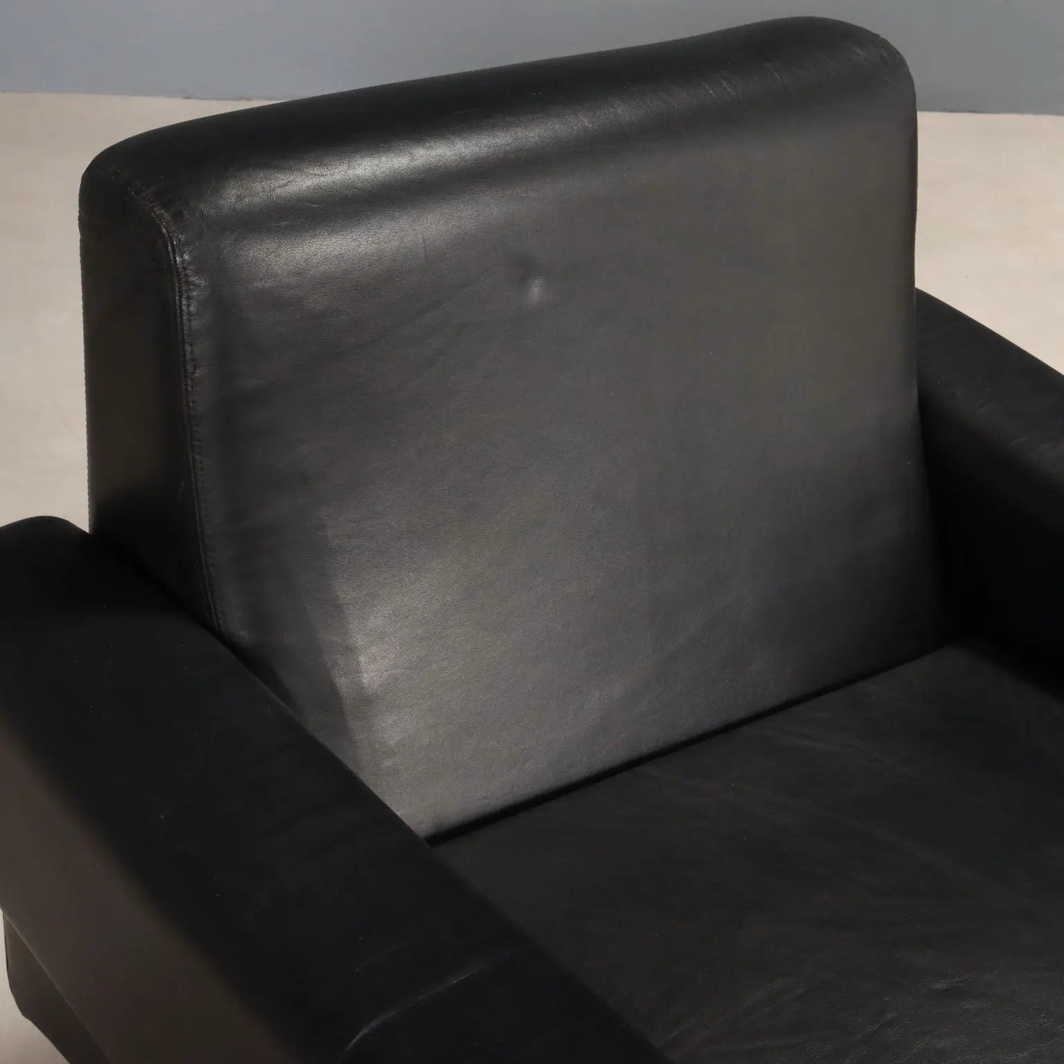 Vintage Armchairs Wood Leather Design Italy 1960s-1970s | Modernism | Armchairs