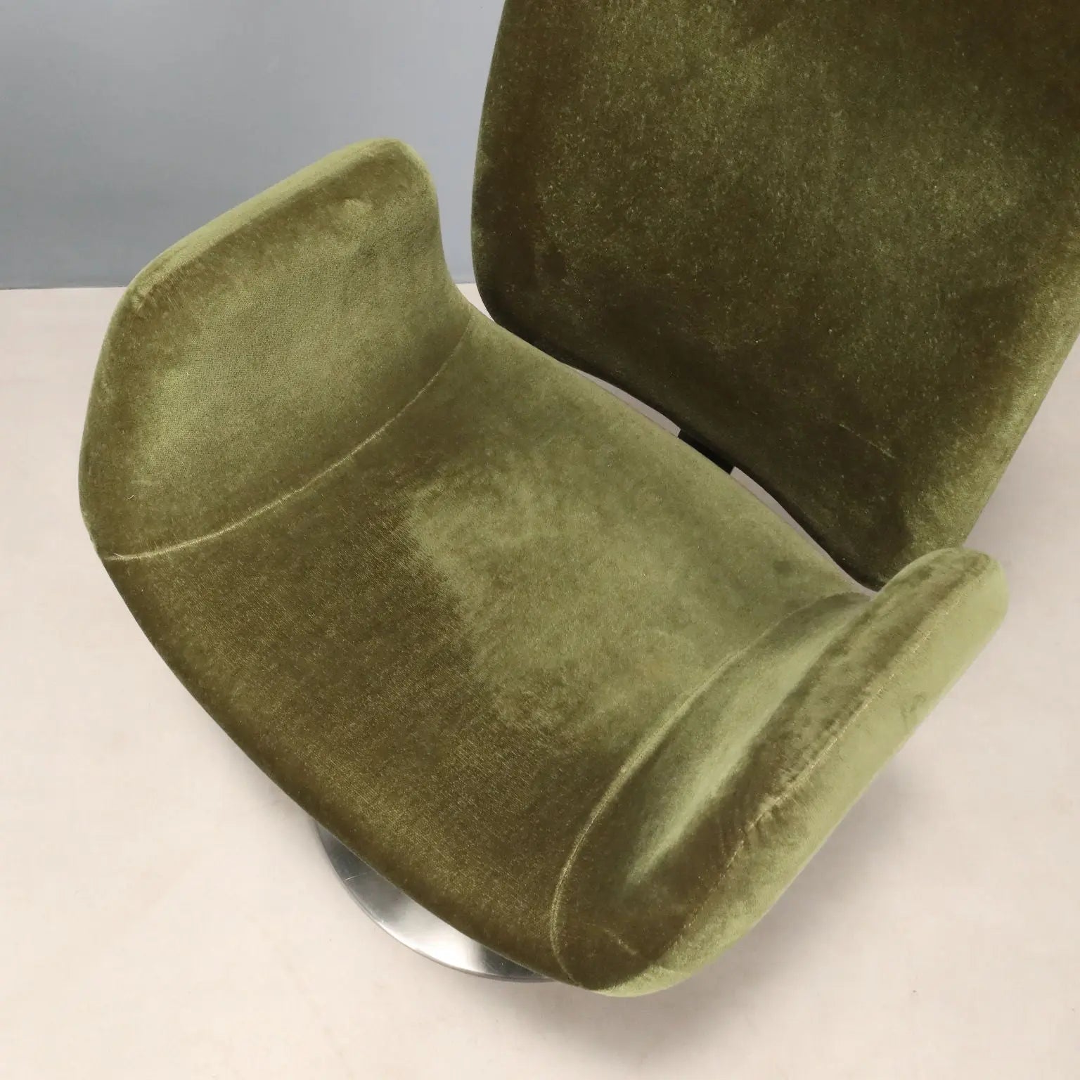 Vintage Armchairs Fabric Foam Metal Design Italy 1970s | Modernism | Armchairs