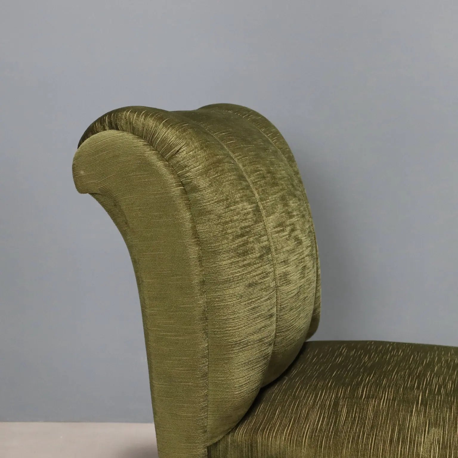 Vintage Armchairs Fabric Wood Italy XX Century | Modernism | Armchairs