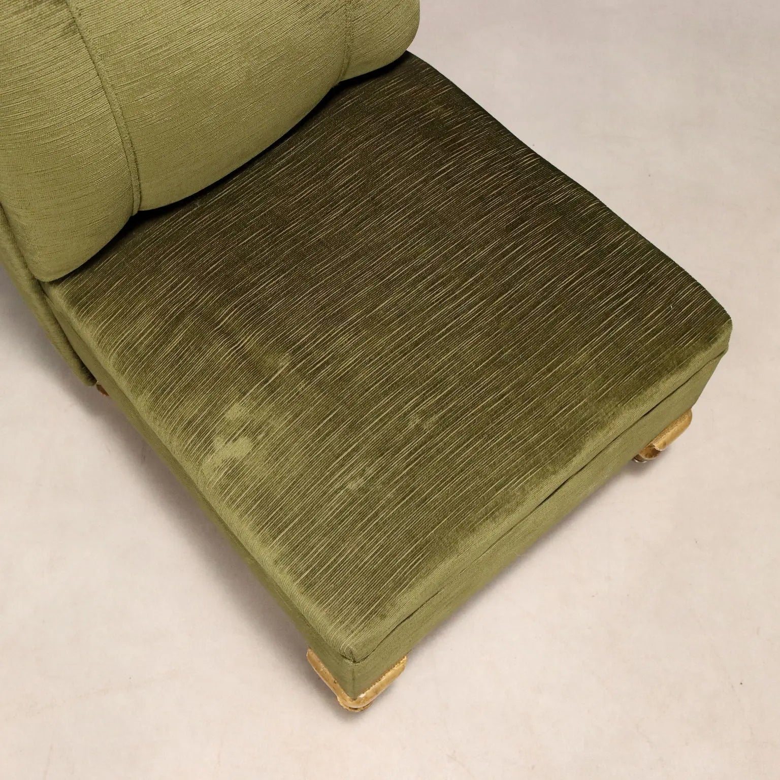 Vintage Armchairs Fabric Wood Italy XX Century | Modernism | Armchairs