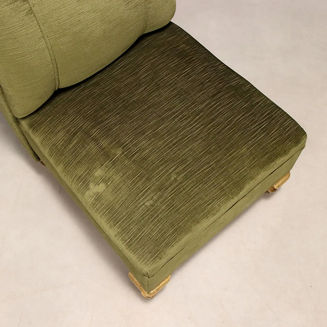 Vintage Armchairs Fabric Wood Italy XX Century | Modernism | Armchairs