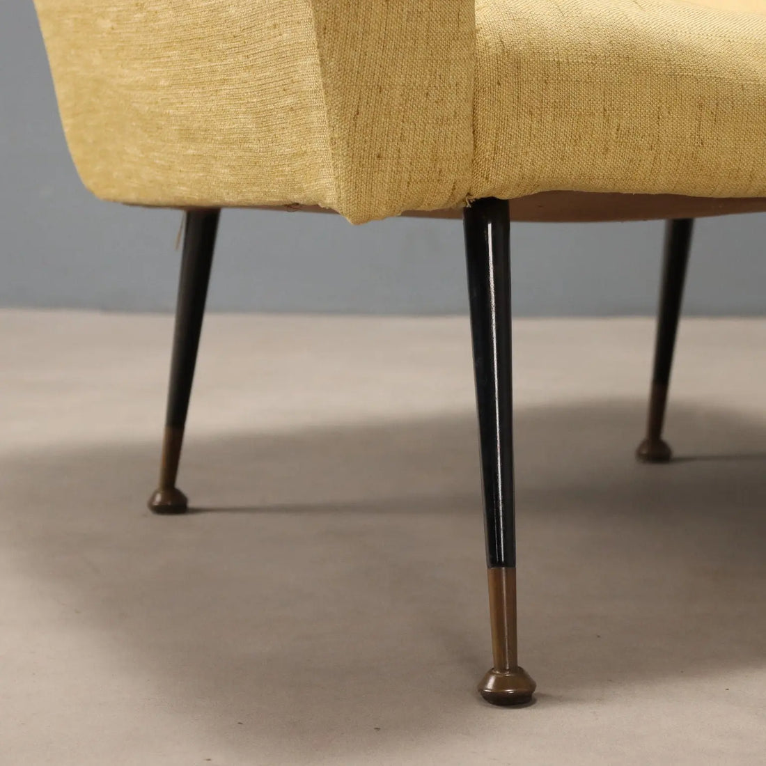 Vintage Armchair Fabric Metal Design Italy 1960s - 1960s | Modernism | Armchairs