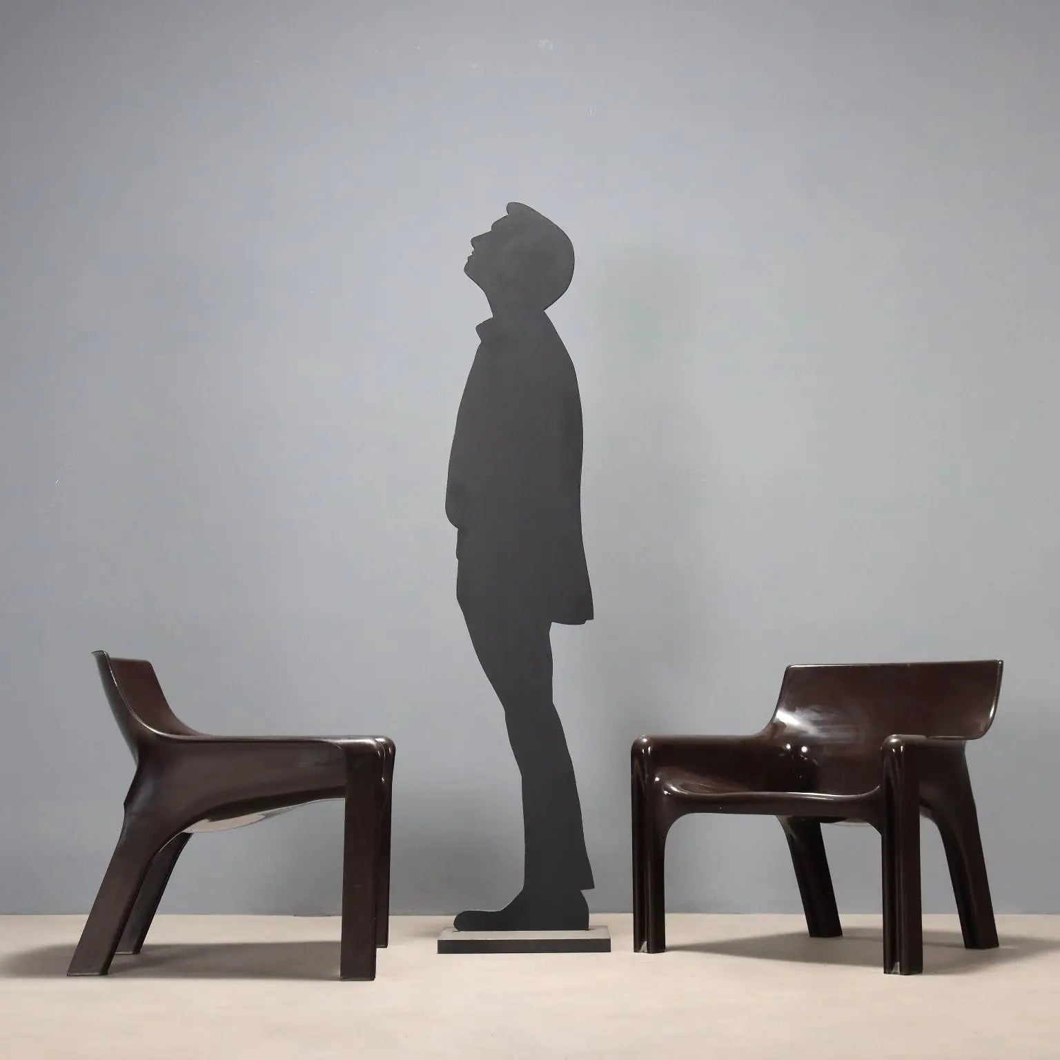 Artemide Vicario Armchairs Vintage Design V. Magistretti Italy 1960s - 1960s-1970s | Modernism | Armchairs