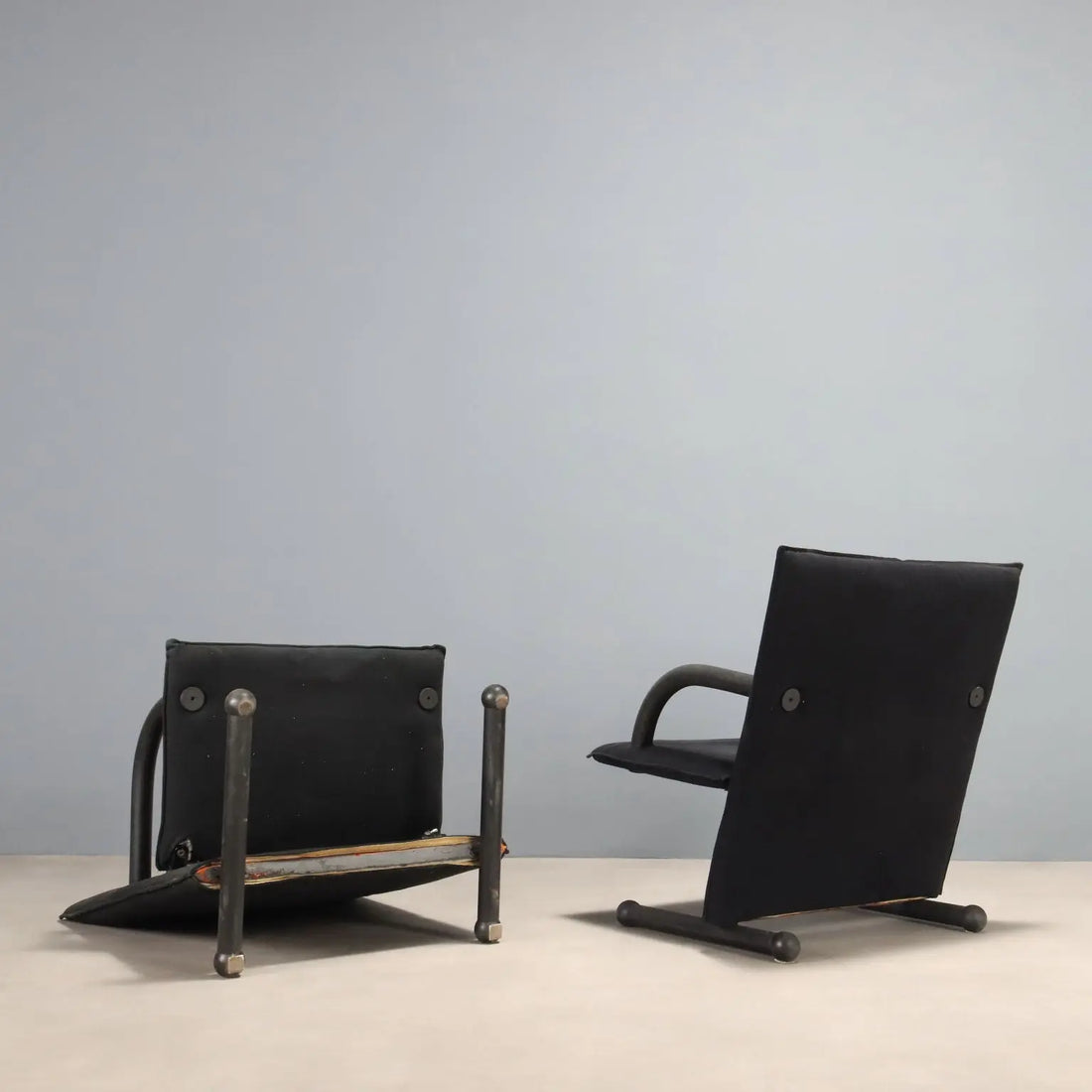 T Line' Armchairs by Burkhard Vogtherr - Artflex 1980s