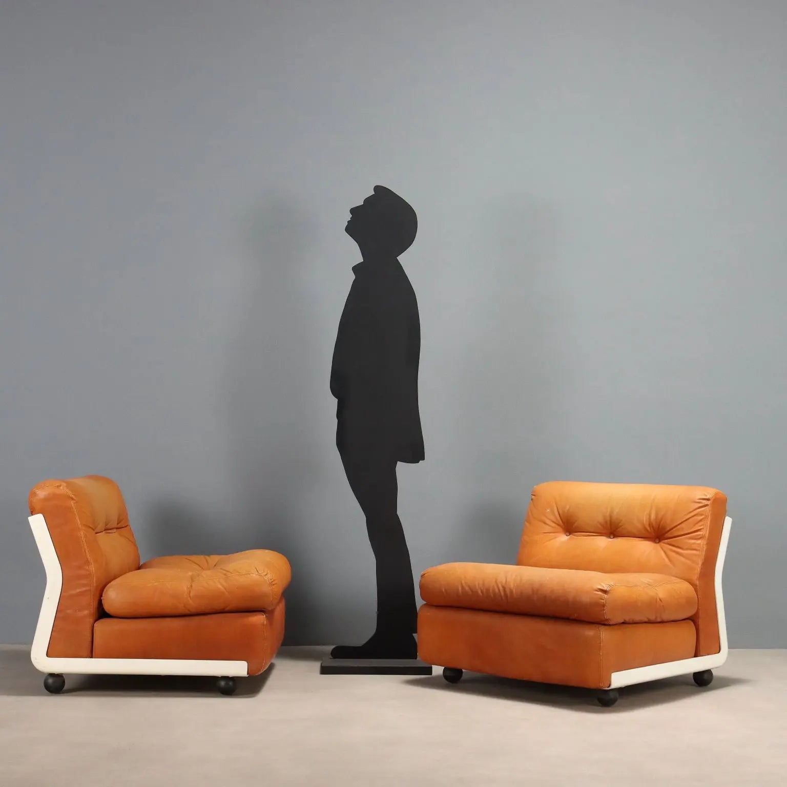 Three Amanta Armchairs by Mario Bellini - 1970s