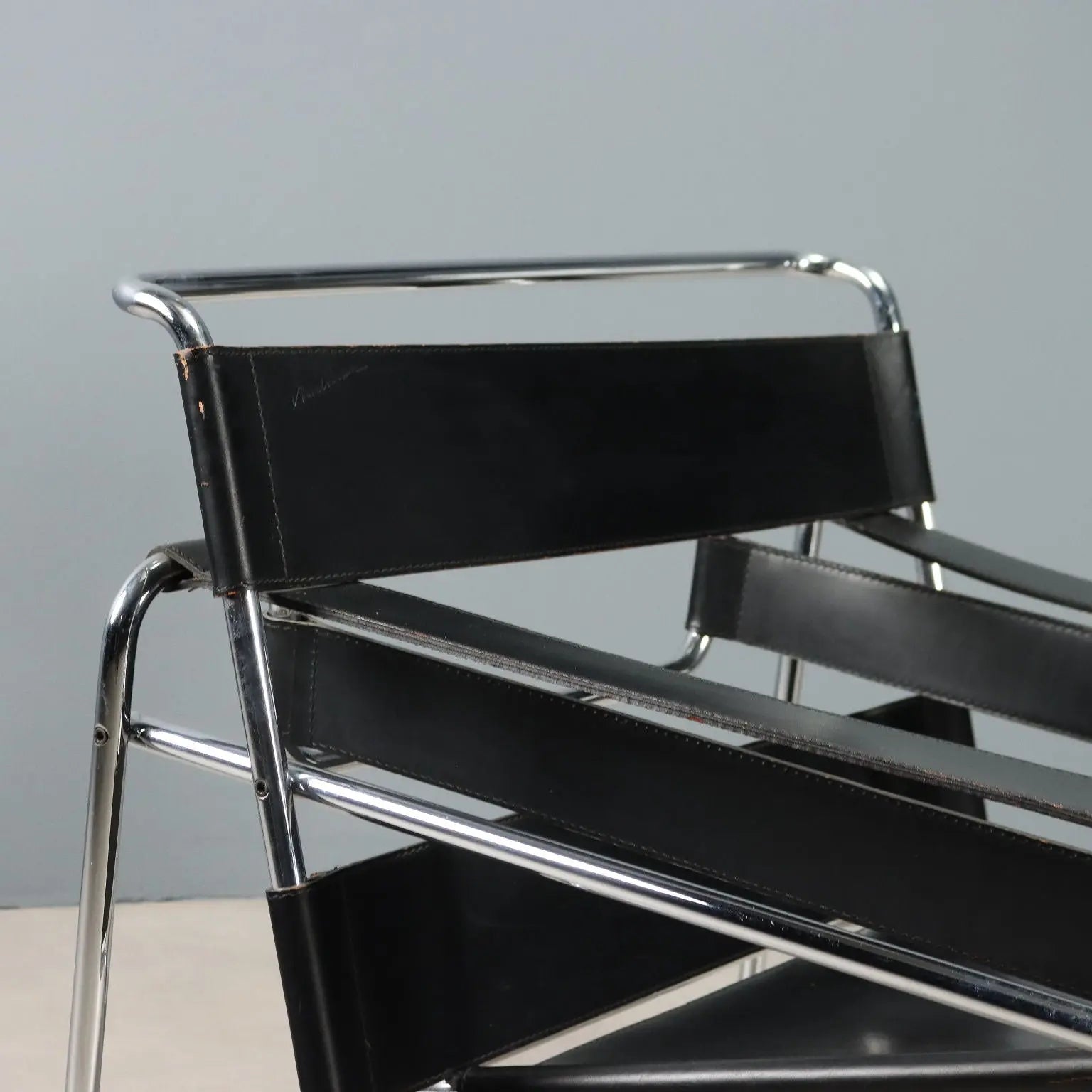 Gavina Wassily Armchair Vintage Design Marcel Breuer Italy 1970s 