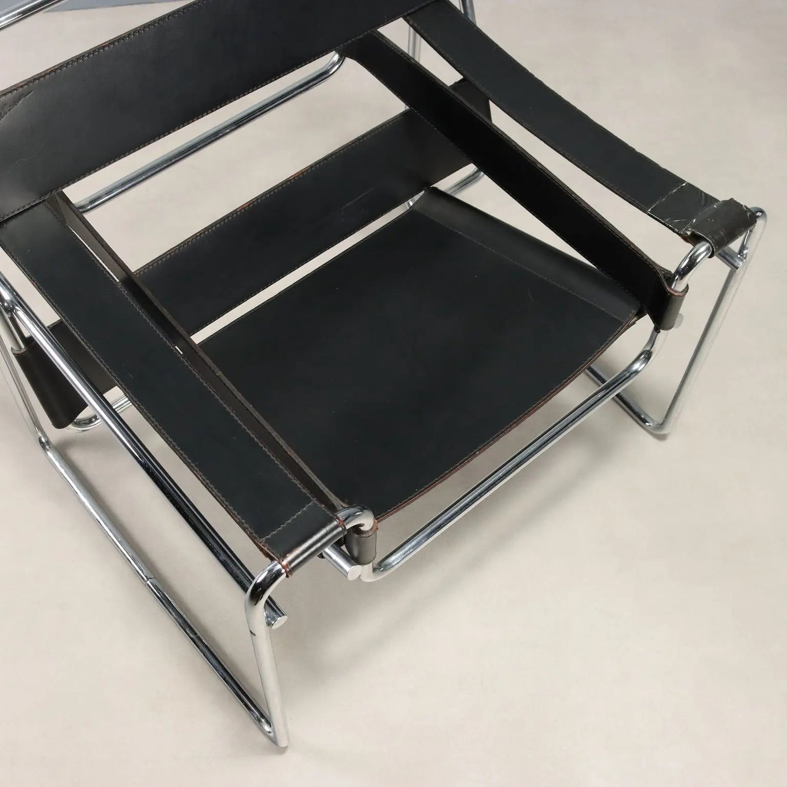 Gavina Wassily Armchair Vintage Design Marcel Breuer Italy 1970s 