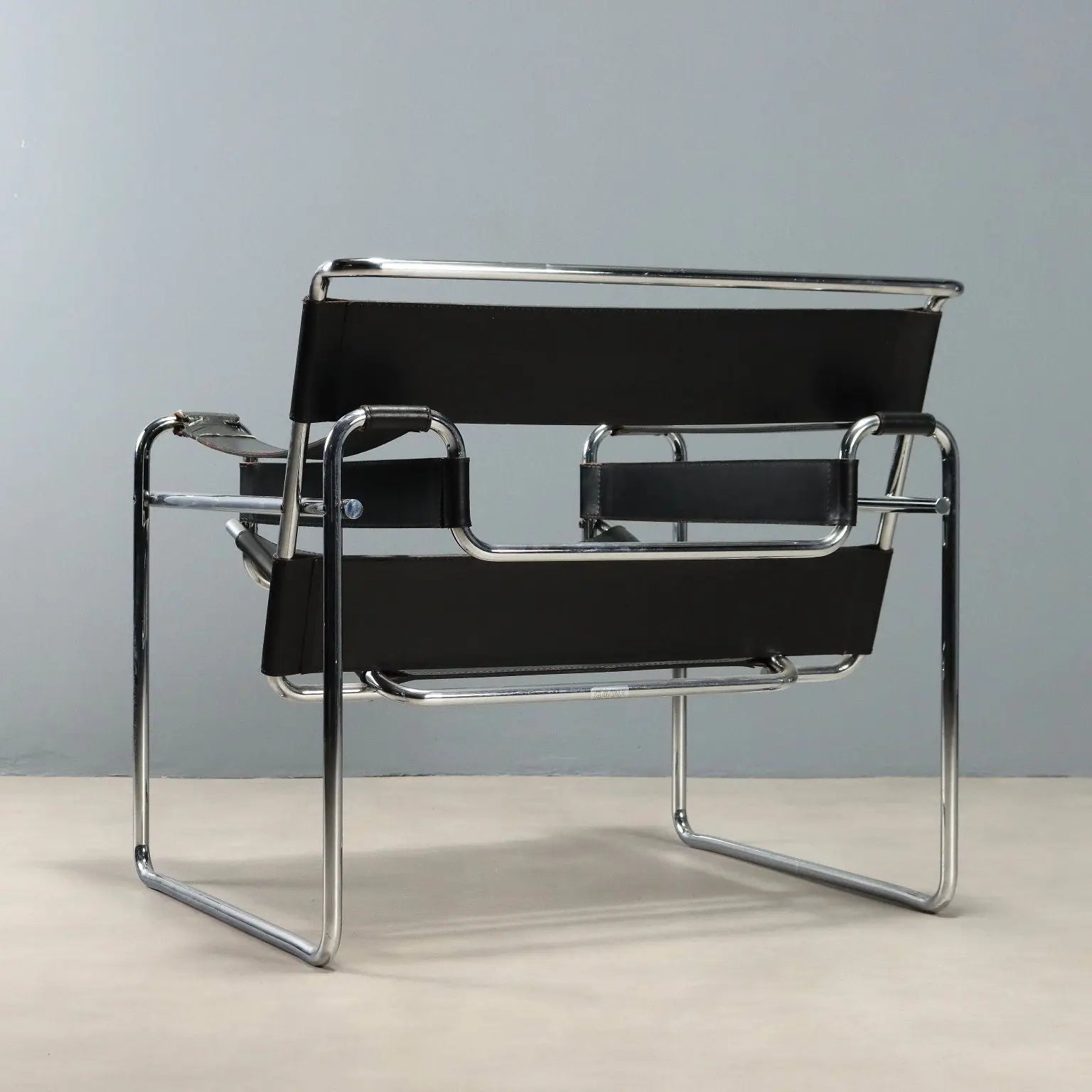 Gavina Wassily Armchair Vintage Design Marcel Breuer Italy 1970s 