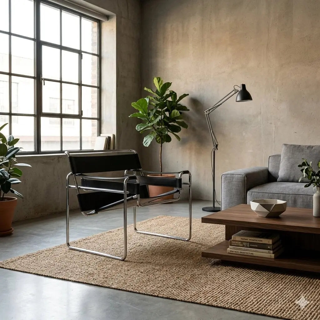 Gavina Wassily Armchair Vintage Design Marcel Breuer Italy 1970s 