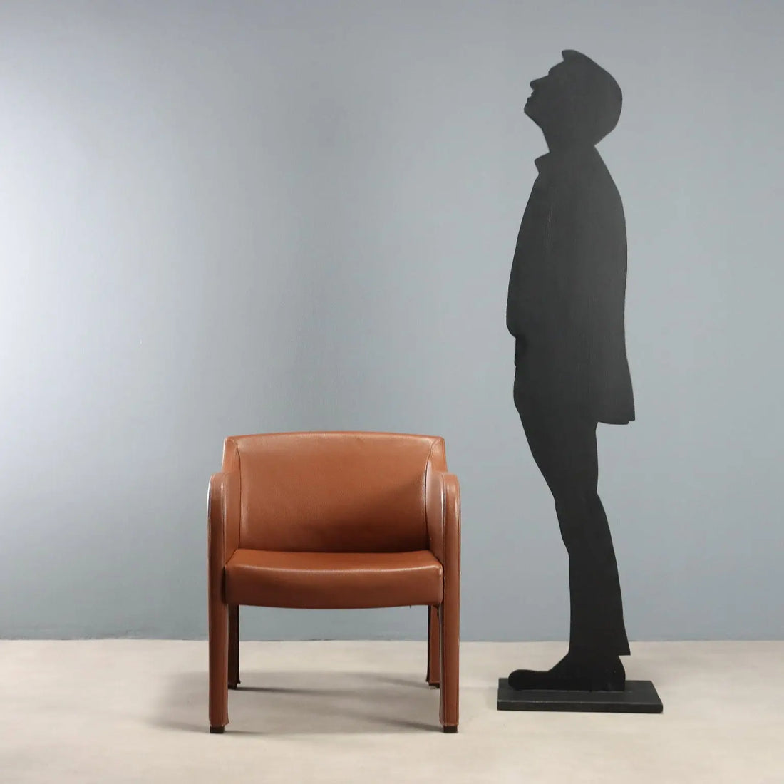 Busnelli System Armchair Vintage Leather Foam Design 2000s | Modernism | Armchairs