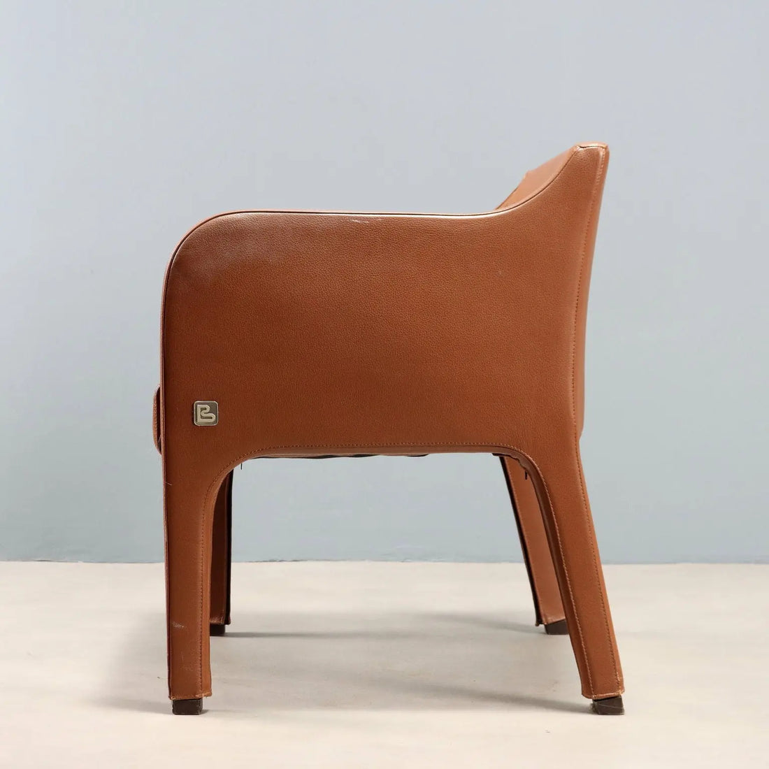 Busnelli System Armchair Vintage Leather Foam Design 2000s | Modernism | Armchairs
