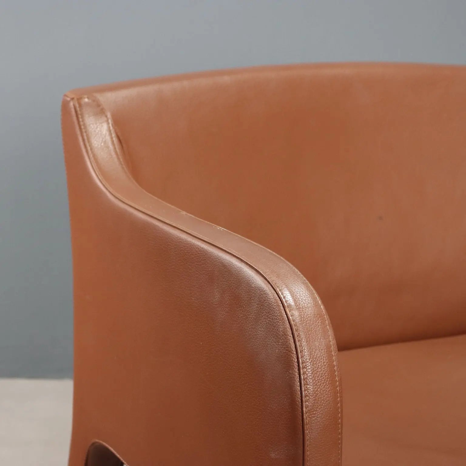 Busnelli System Armchair Vintage Leather Foam Design 2000s | Modernism | Armchairs