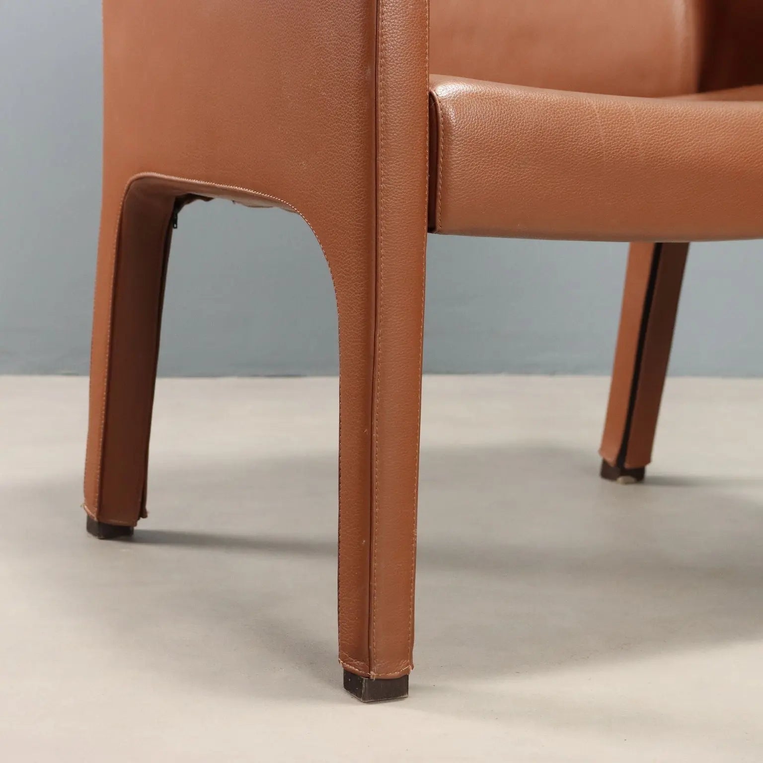 Busnelli System Armchair Vintage Leather Foam Design 2000s | Modernism | Armchairs