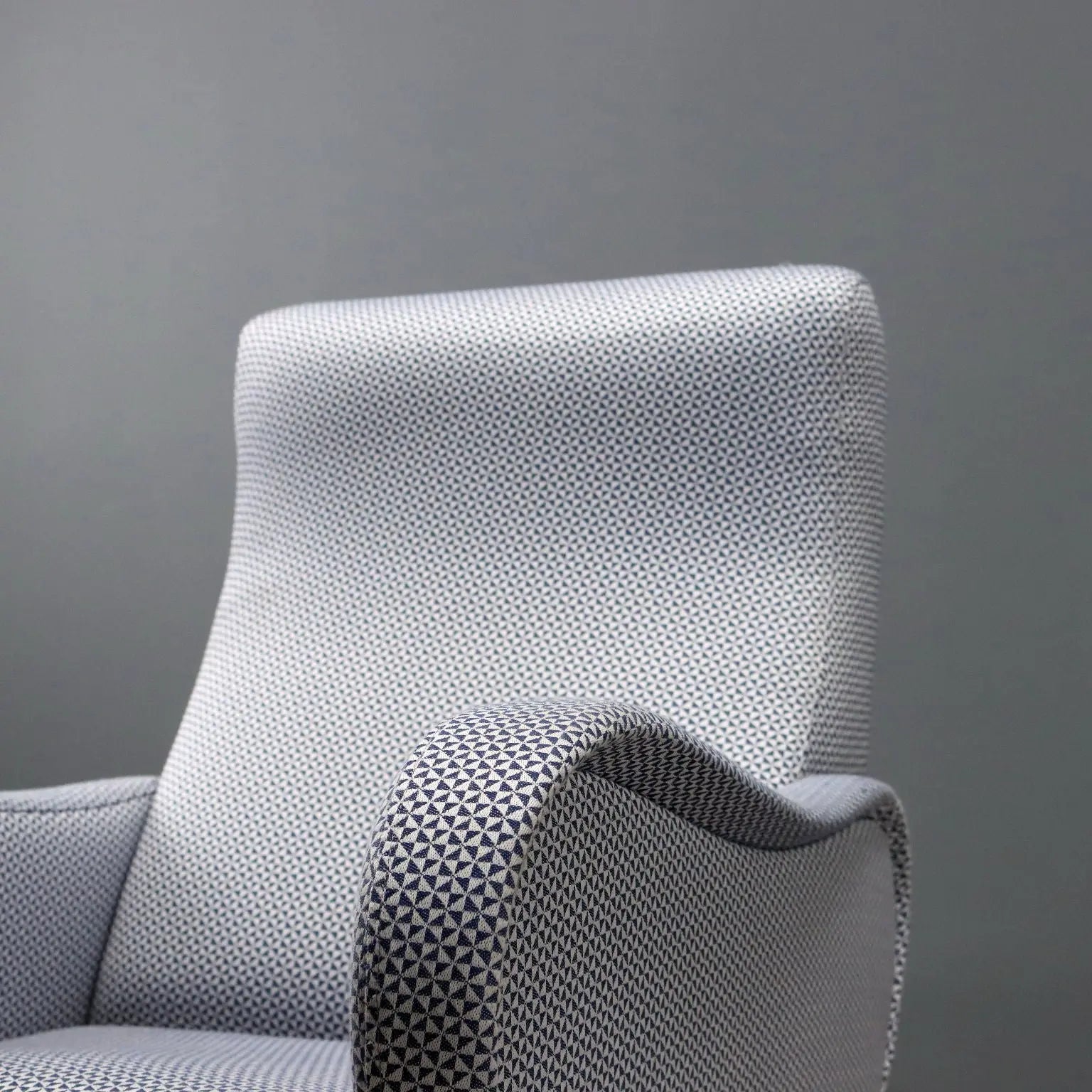 Vintage Armchair Foam Fabric Metal Design Italy 1960s