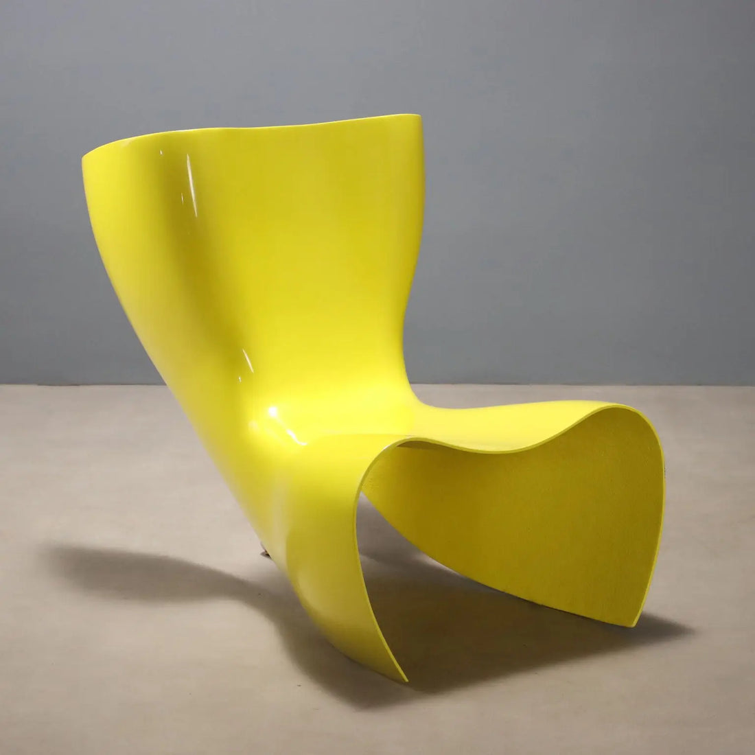Cappellini Felt Chair Vintage Design Marc Newson Italy 1990s