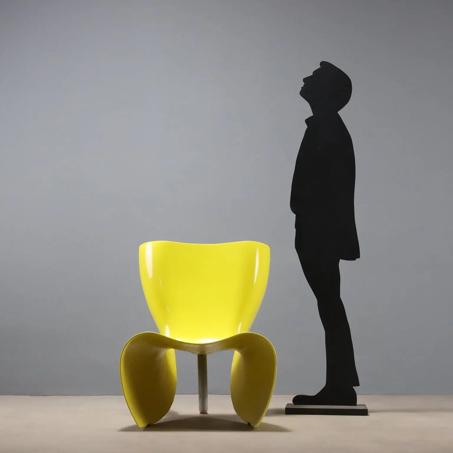 Cappellini Felt Chair Vintage Design Marc Newson Italy 1990s