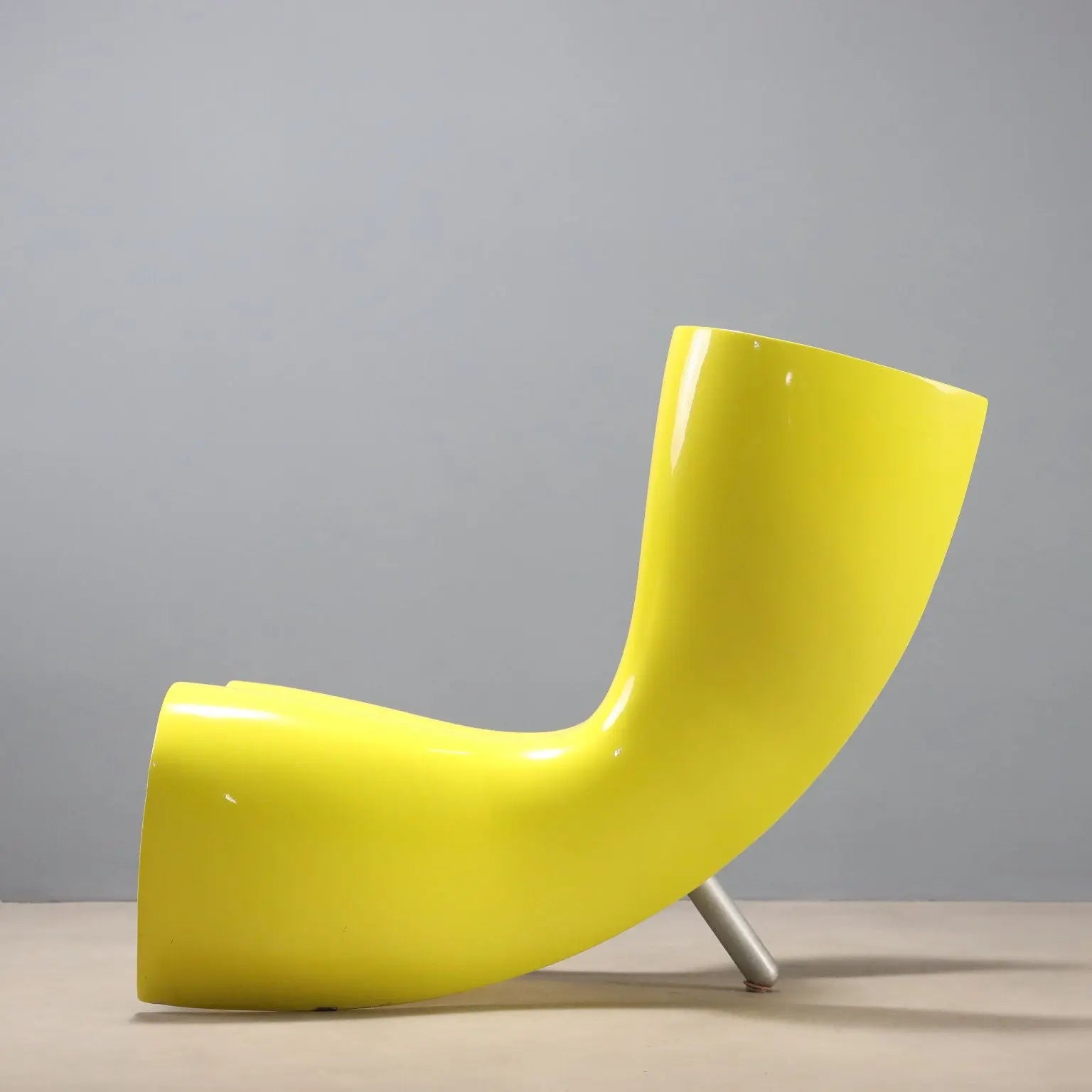 Cappellini Felt Chair Vintage Design Marc Newson Italy 1990s