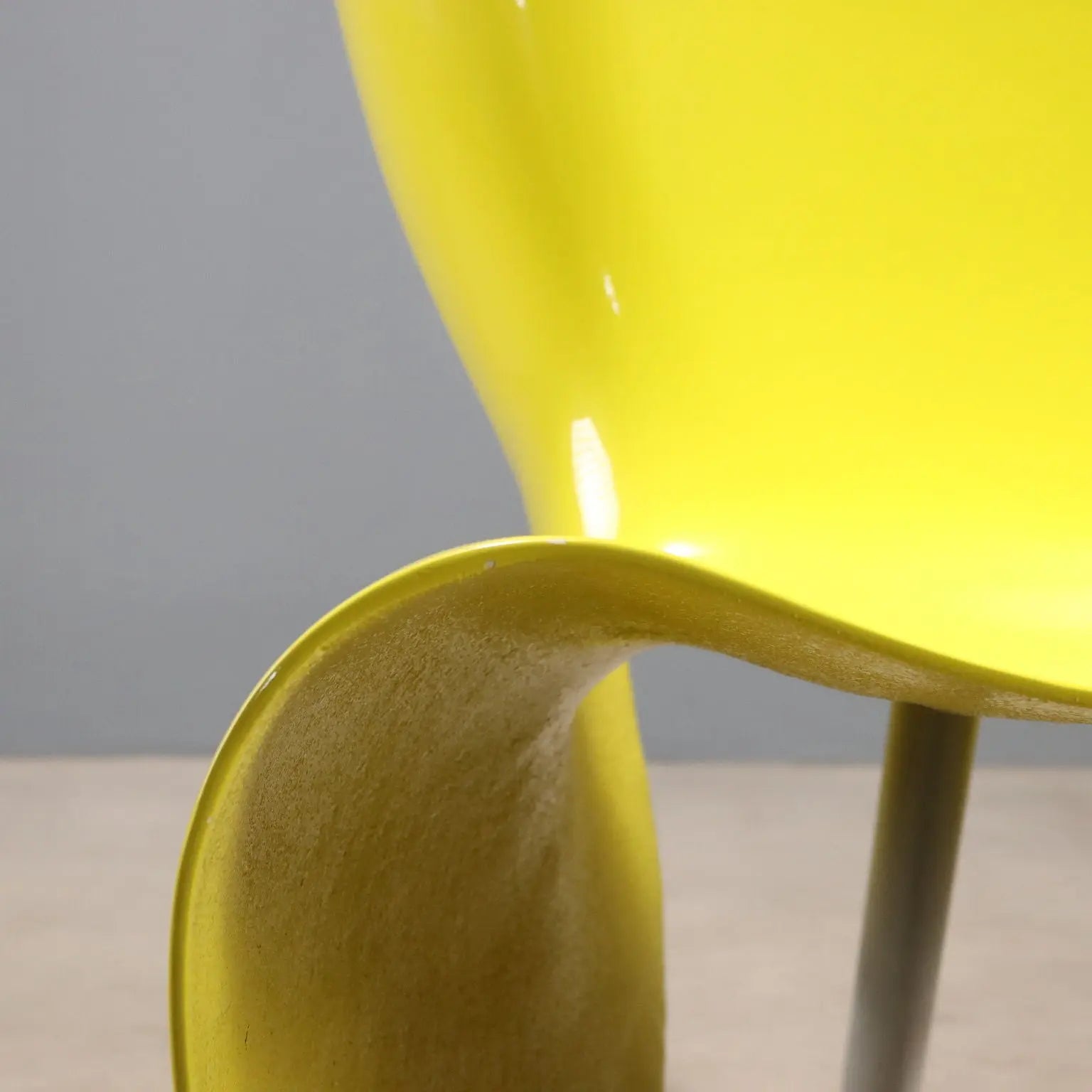 Cappellini Felt Chair Vintage Design Marc Newson Italy 1990s