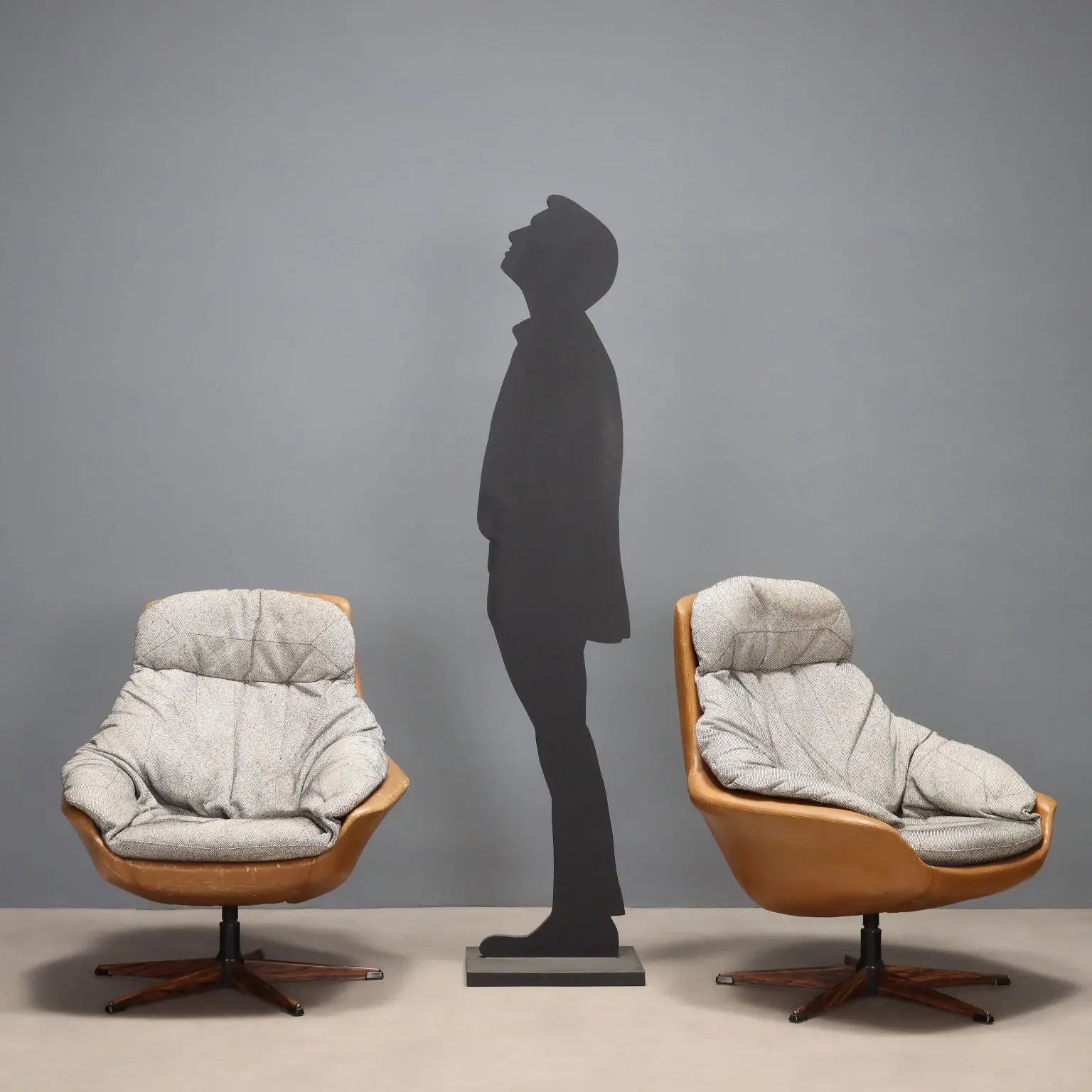 Vintage Armchairs Design Henry Walter Klein Denmark 1970s