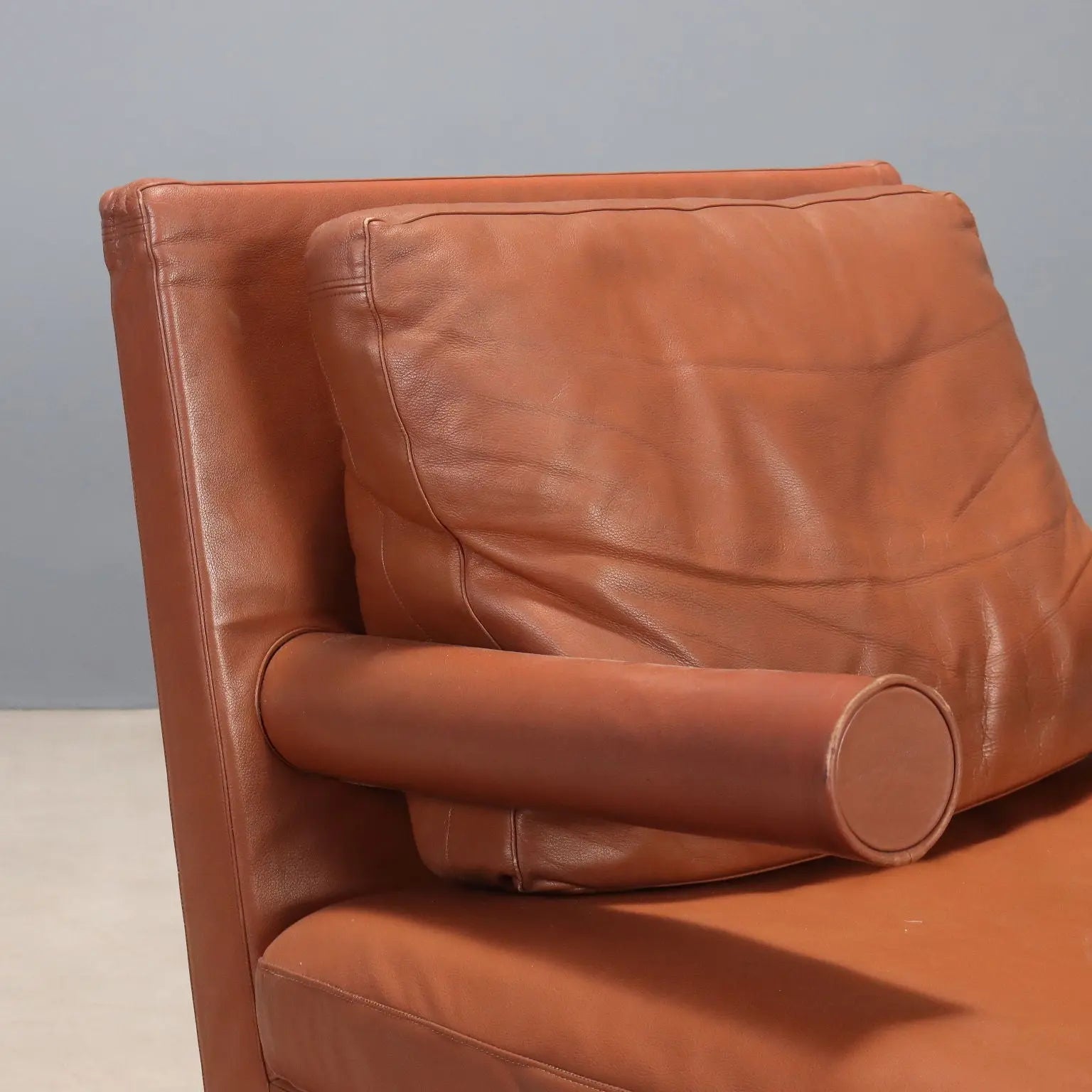 B&B Baisity Armchair Vintage Design Antonio Citterio Leather 1980s