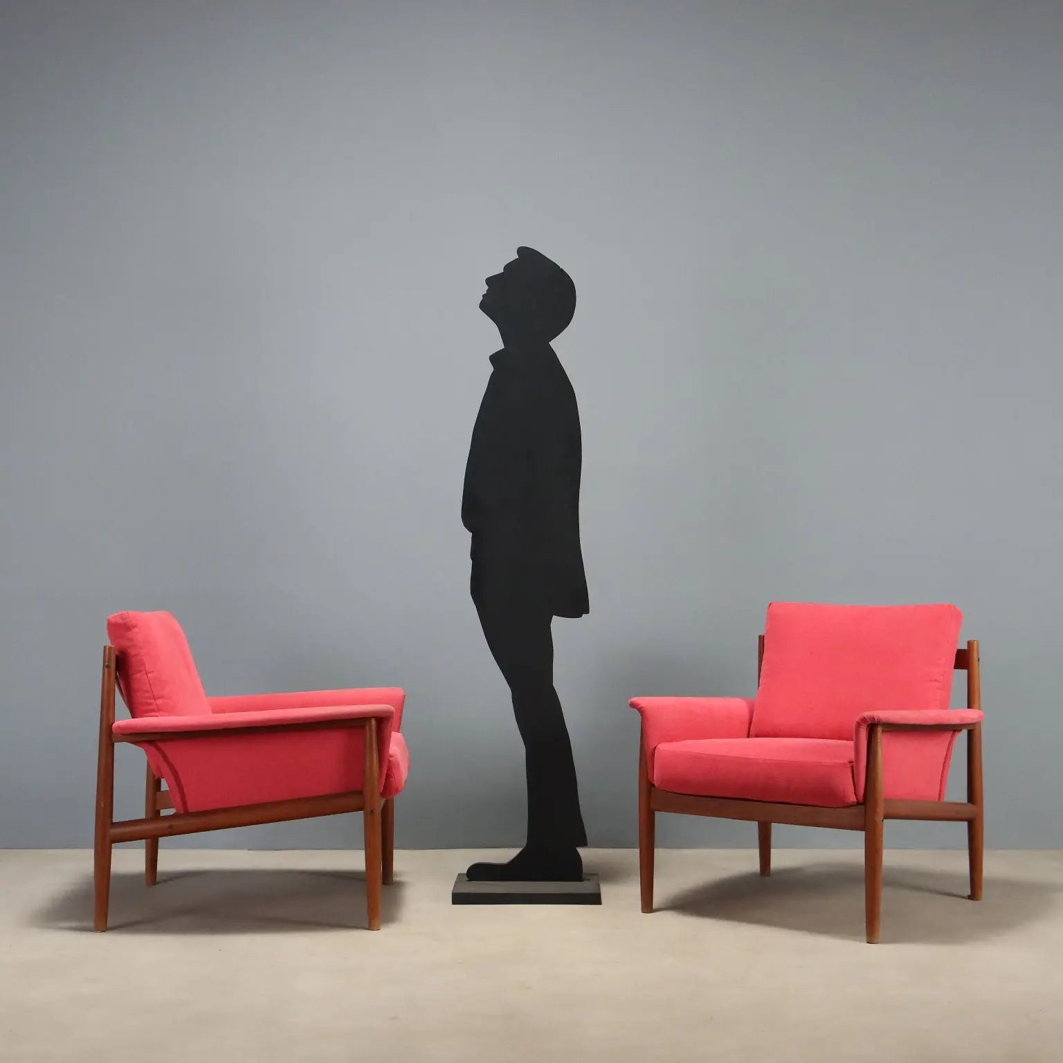France & Son 118 Armchairs Design Grete Jalk Denmark 1960s