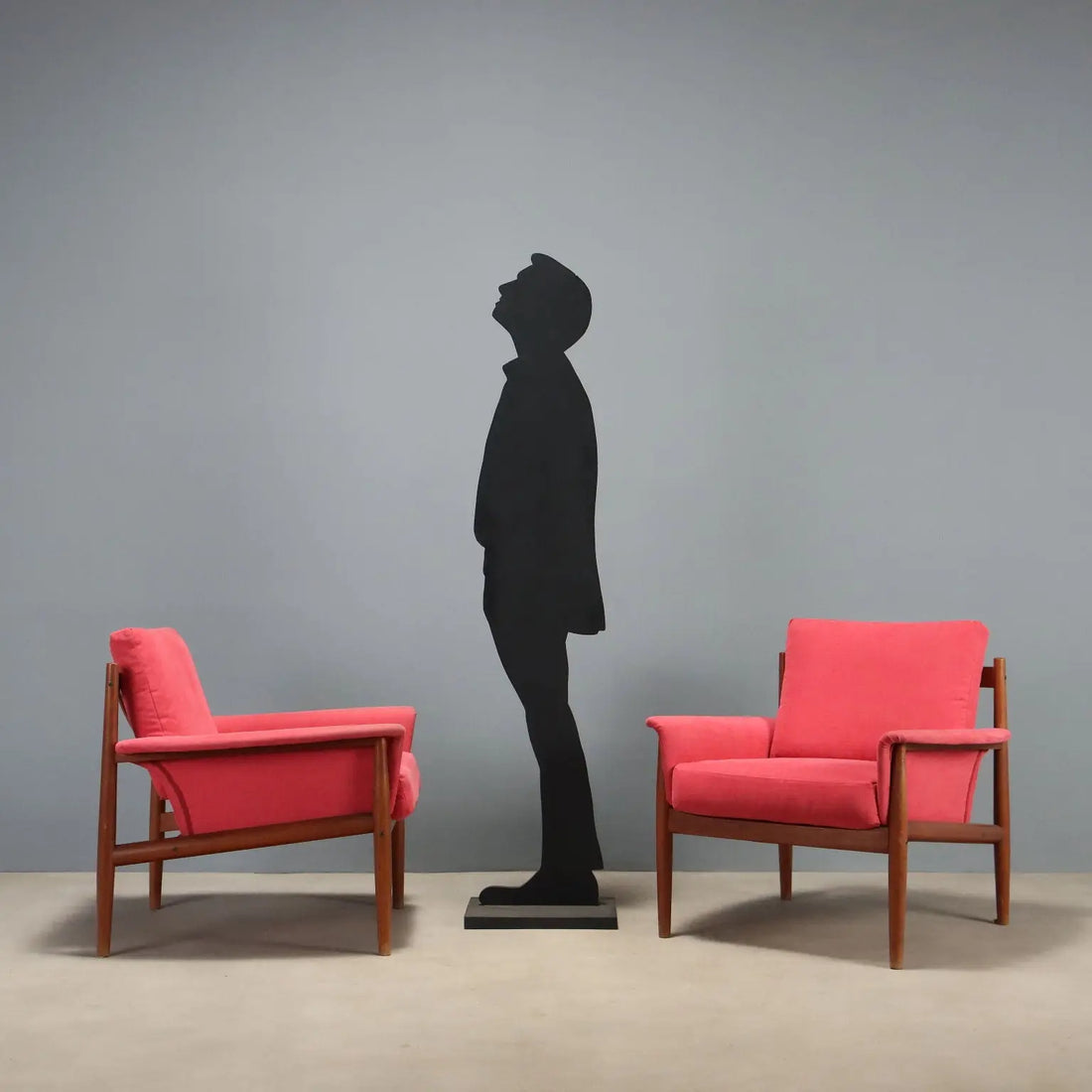 France & Son 118 Armchairs Design Grete Jalk Denmark 1960s
