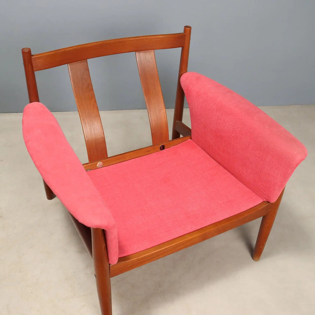 France & Son 118 Armchairs Design Grete Jalk Denmark 1960s
