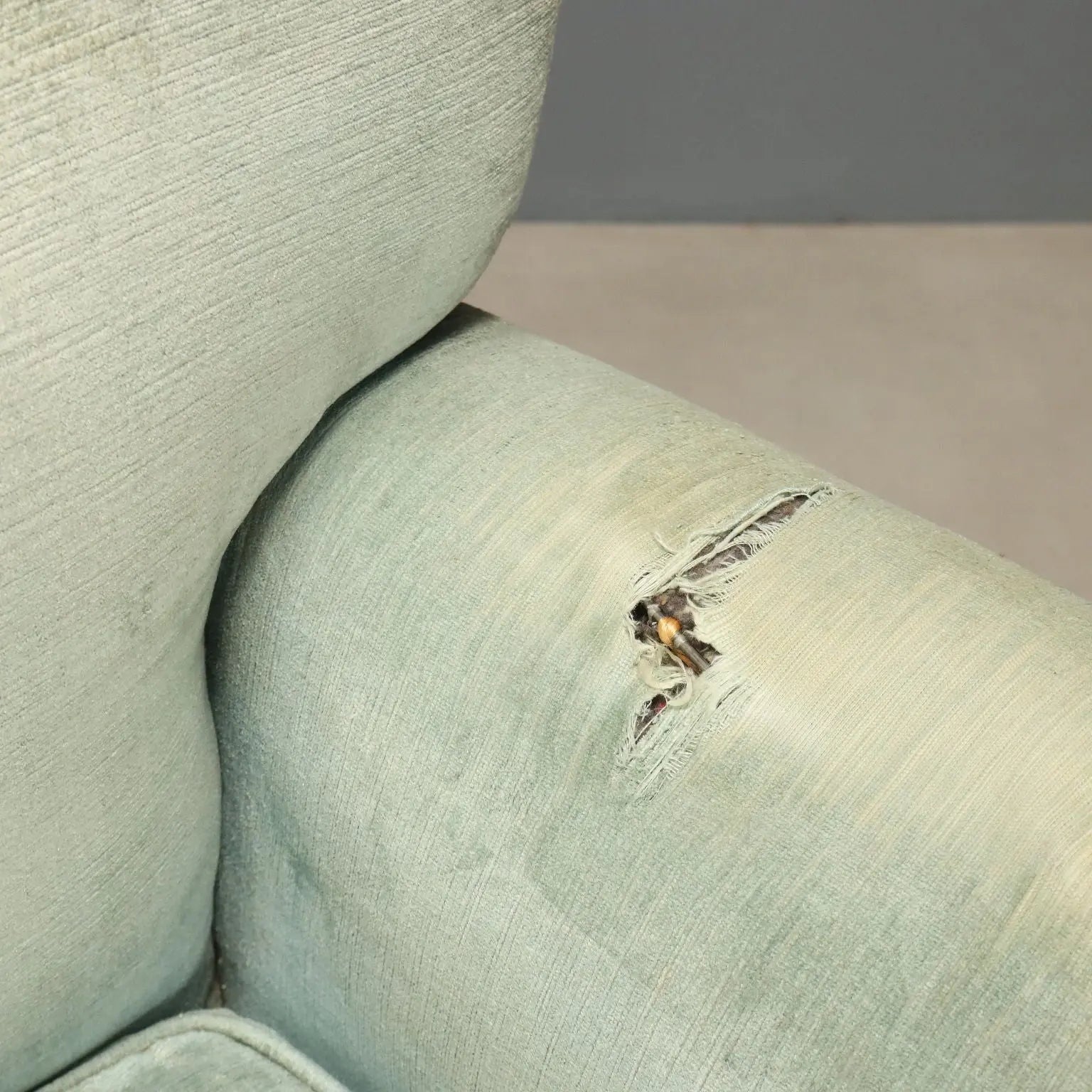 Vintage Armchairs Fabric Padding Design Italy 1950s