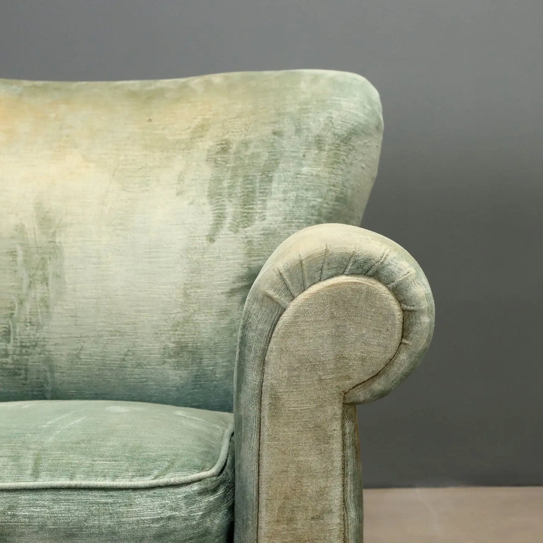 Vintage Armchairs Fabric Padding Design Italy 1950s