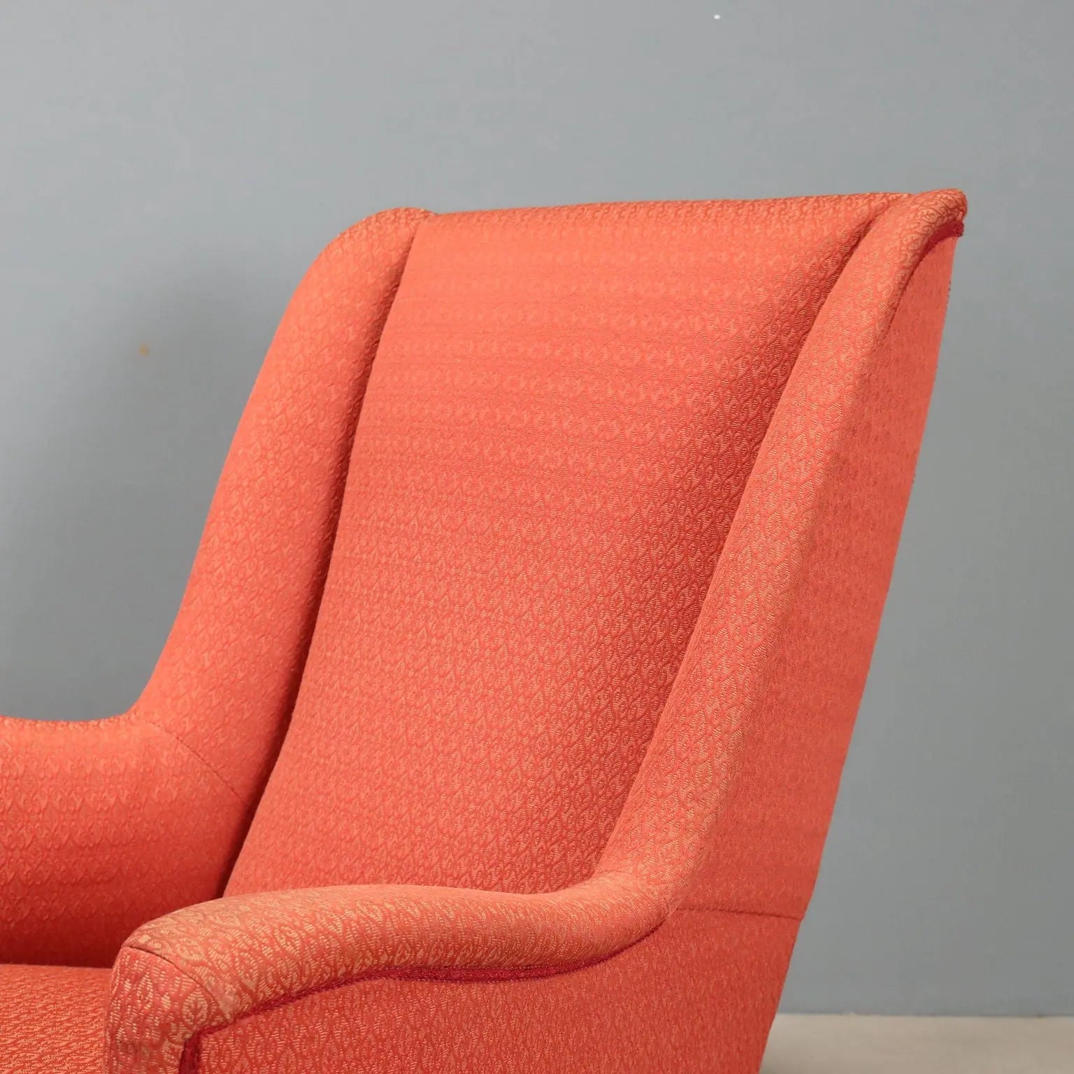 1950s Vintage Armchairs with Brass Legs