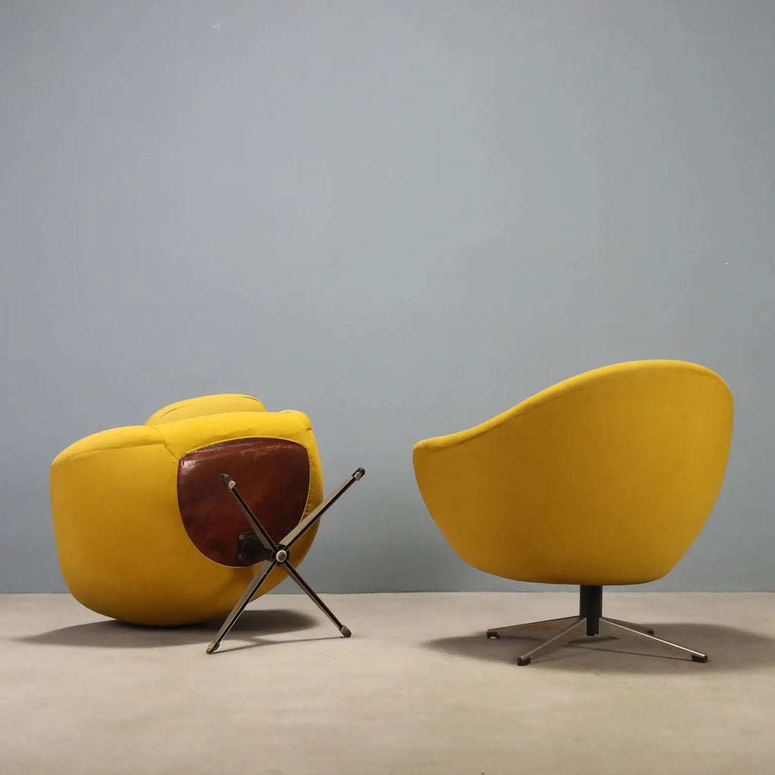 Swivel Armchairs by Carl Eric Klote for Overman MFG